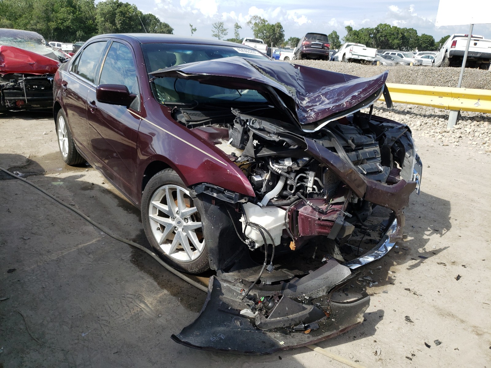 FORD FUSION SEL 2011 with VIN 3FAHP0JA4BR316192 - Photo from auction
