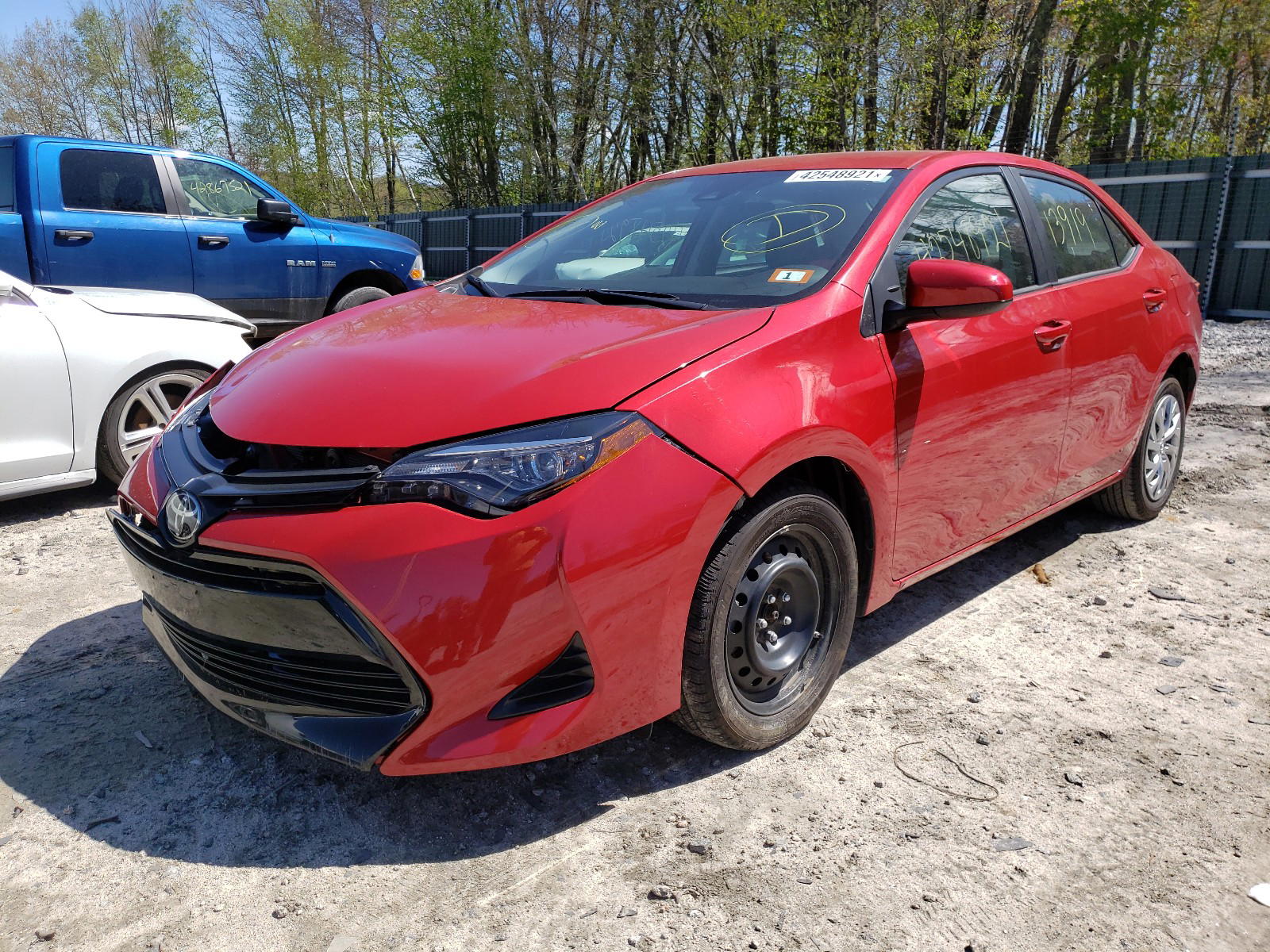 Photo 2 from auction – 2019 TOYOTA COROLLA L with VIN 2T1BURHE2KC199658