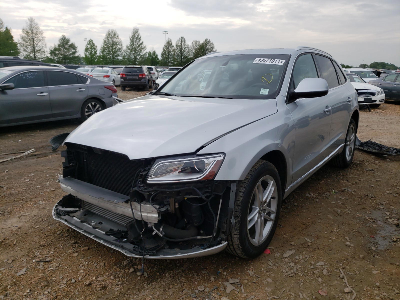 Photo 2 from auction – 2014 AUDI Q5 PREMIUM with VIN WA1LFAFP8EA081847