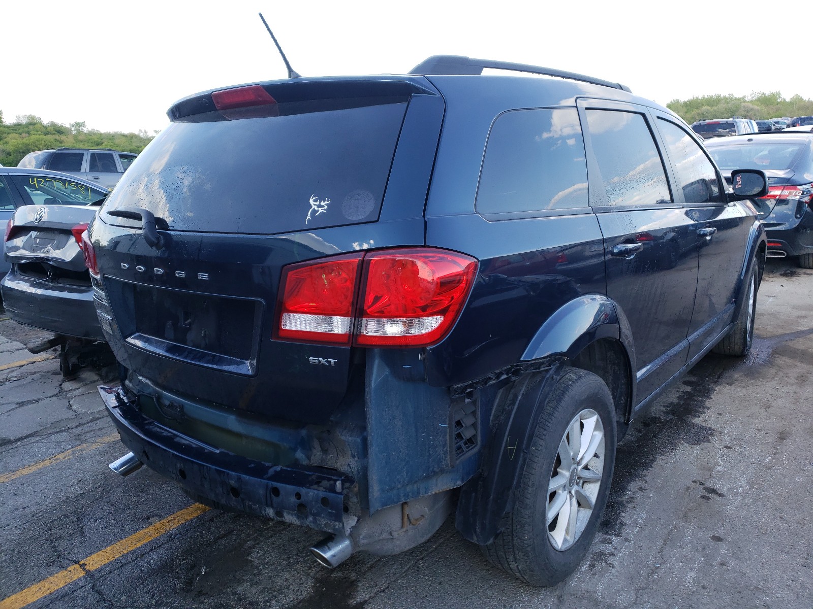 Photo 4 from auction – 2013 DODGE JOURNEY SX with VIN 3C4PDCBG9DT564799