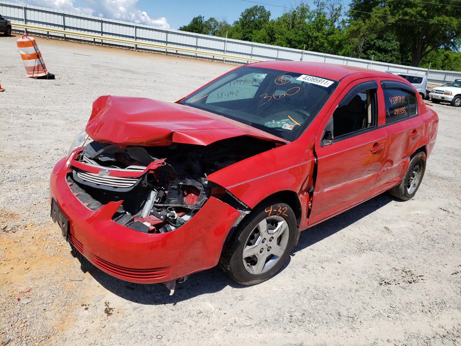 Photo 2 from auction – 2008 CHEVROLET COBALT LT with VIN 1G1AL58F287125045