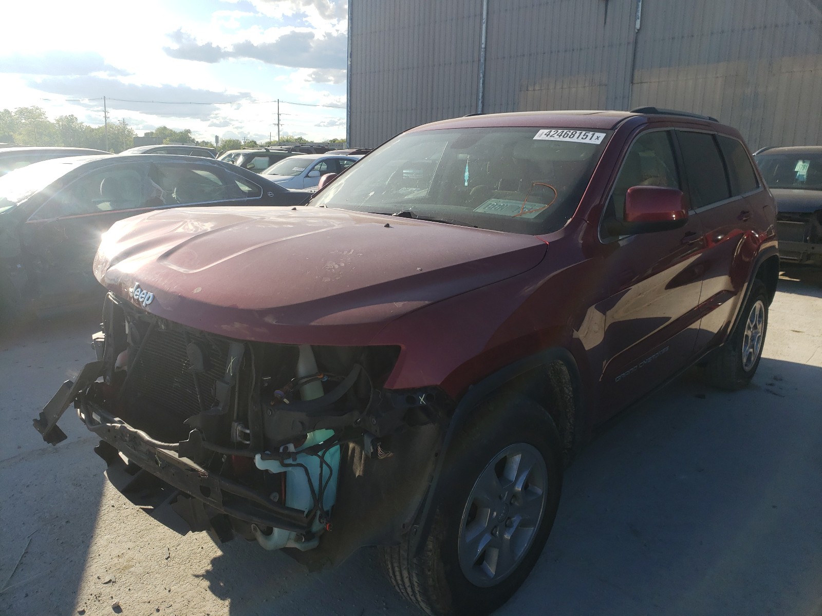 Photo 2 from auction – 2014 JEEP GRAND CHER with VIN 1C4RJFAG4EC214286