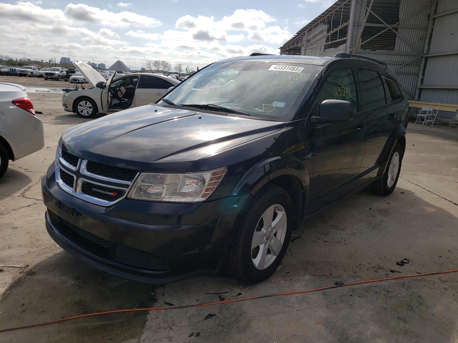 Photo 2 from auction – 2014 DODGE JOURNEY SE with VIN 3C4PDCAB1ET154828