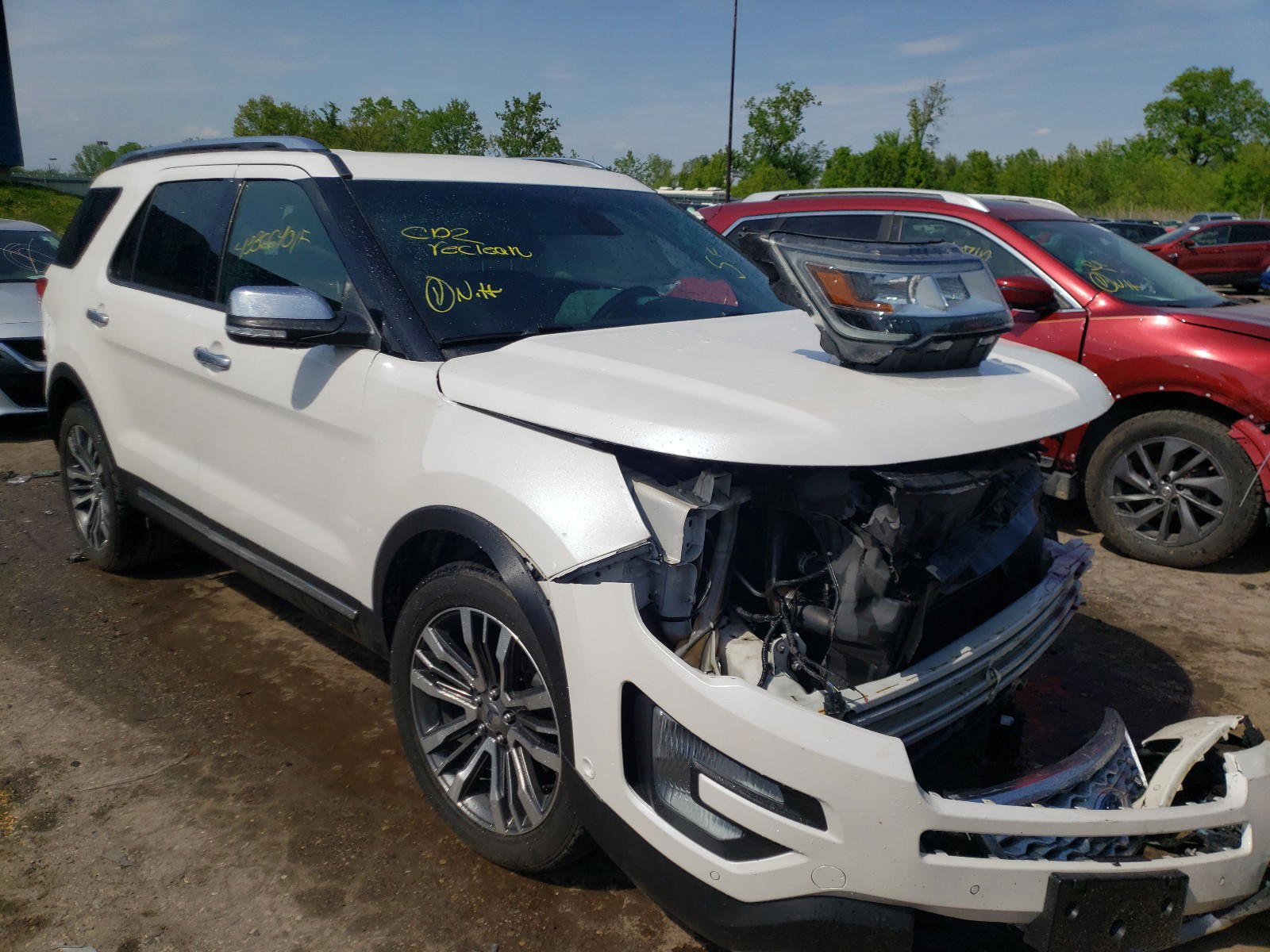FORD EXPLORER 2017 with VIN 1FM5K8HT1HGA13710 - Photo from auction