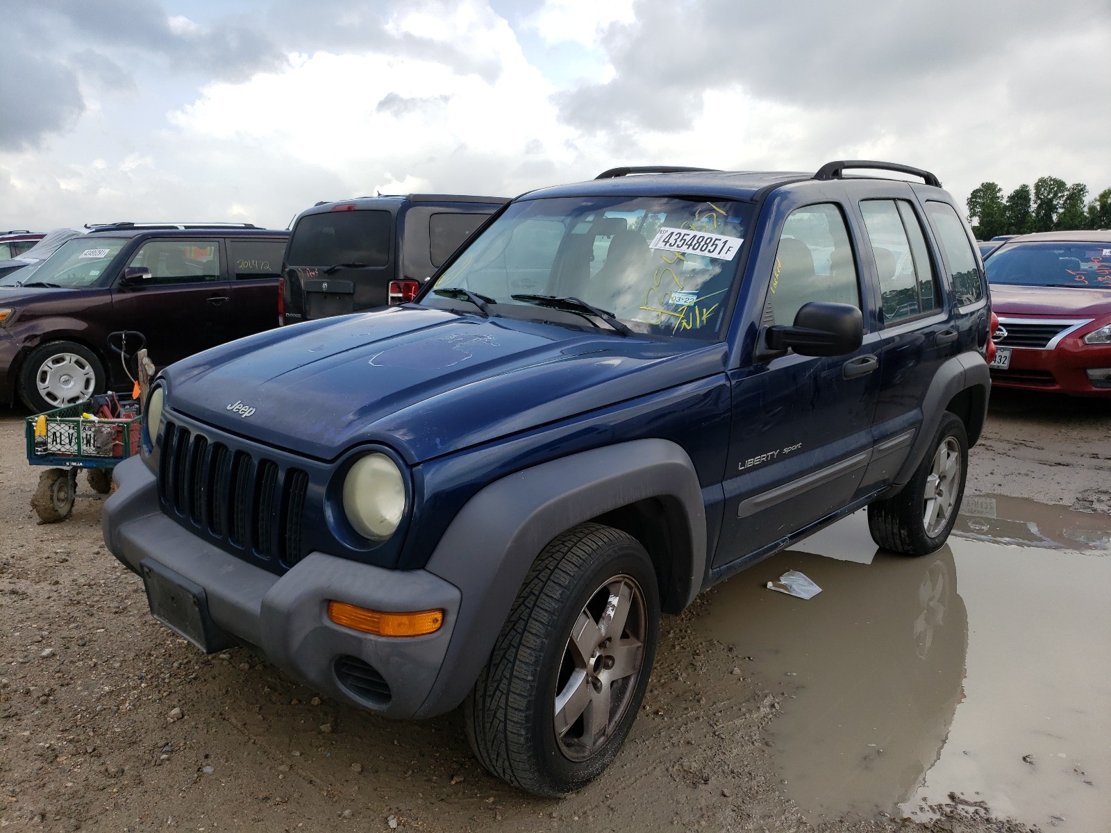 Photo 2 from auction – 2003 JEEP LIBERTY SP with VIN 1J4GK48K73W719666