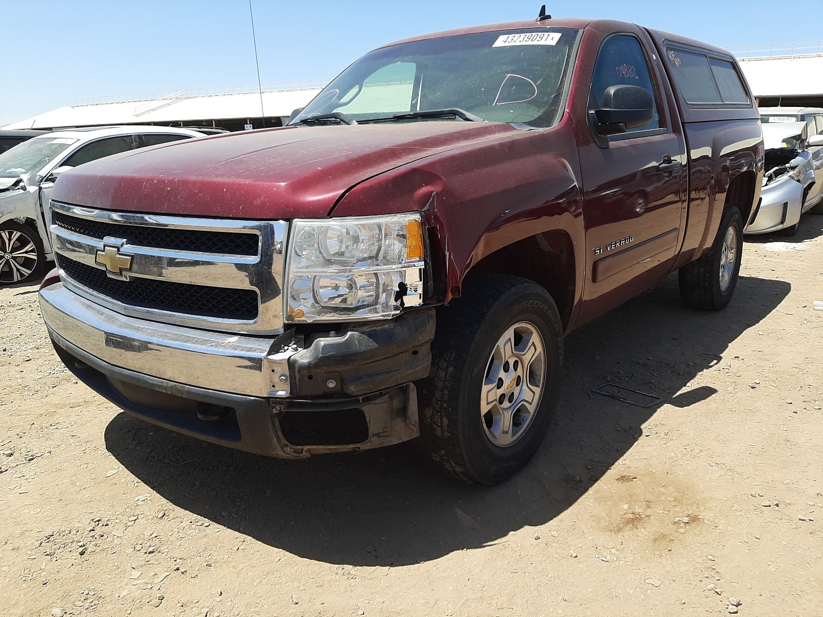 Photo 2 from auction – 2008 CHEVROLET SILVERADO with VIN 1GCEK14J18Z163109