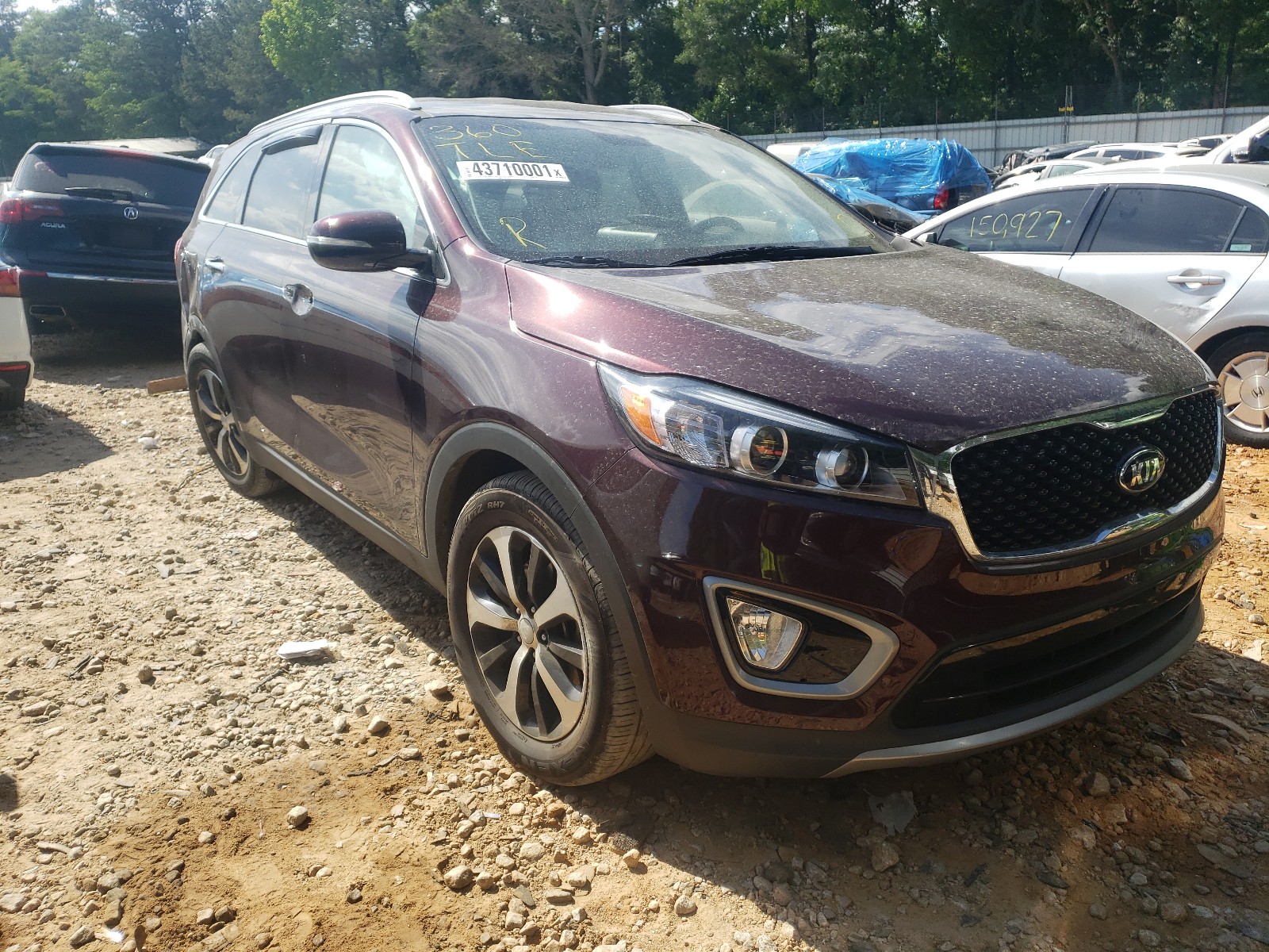 Photo 1 from auction – 2016 KIA SORENTO EX with VIN 5XYPH4A10GG155139