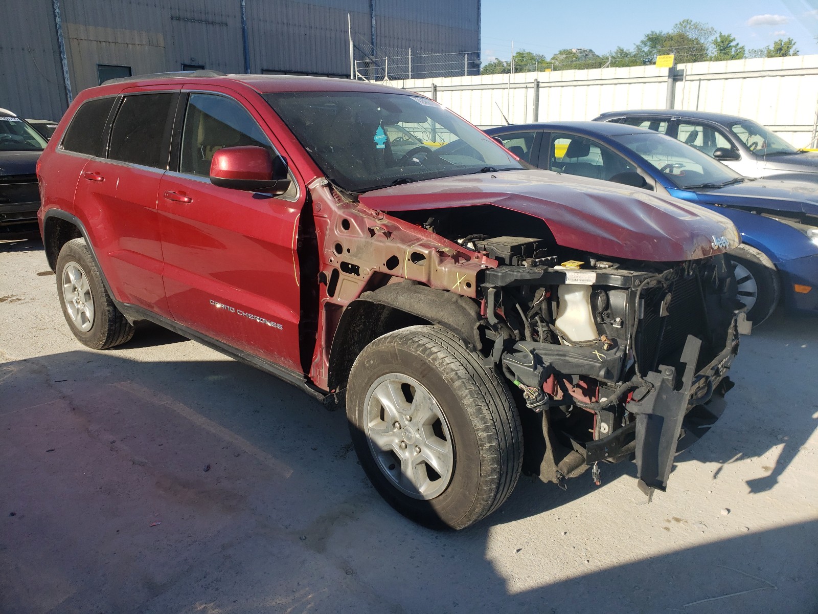 JEEP GRAND CHER 2014 with VIN 1C4RJFAG4EC214286 - Photo from auction