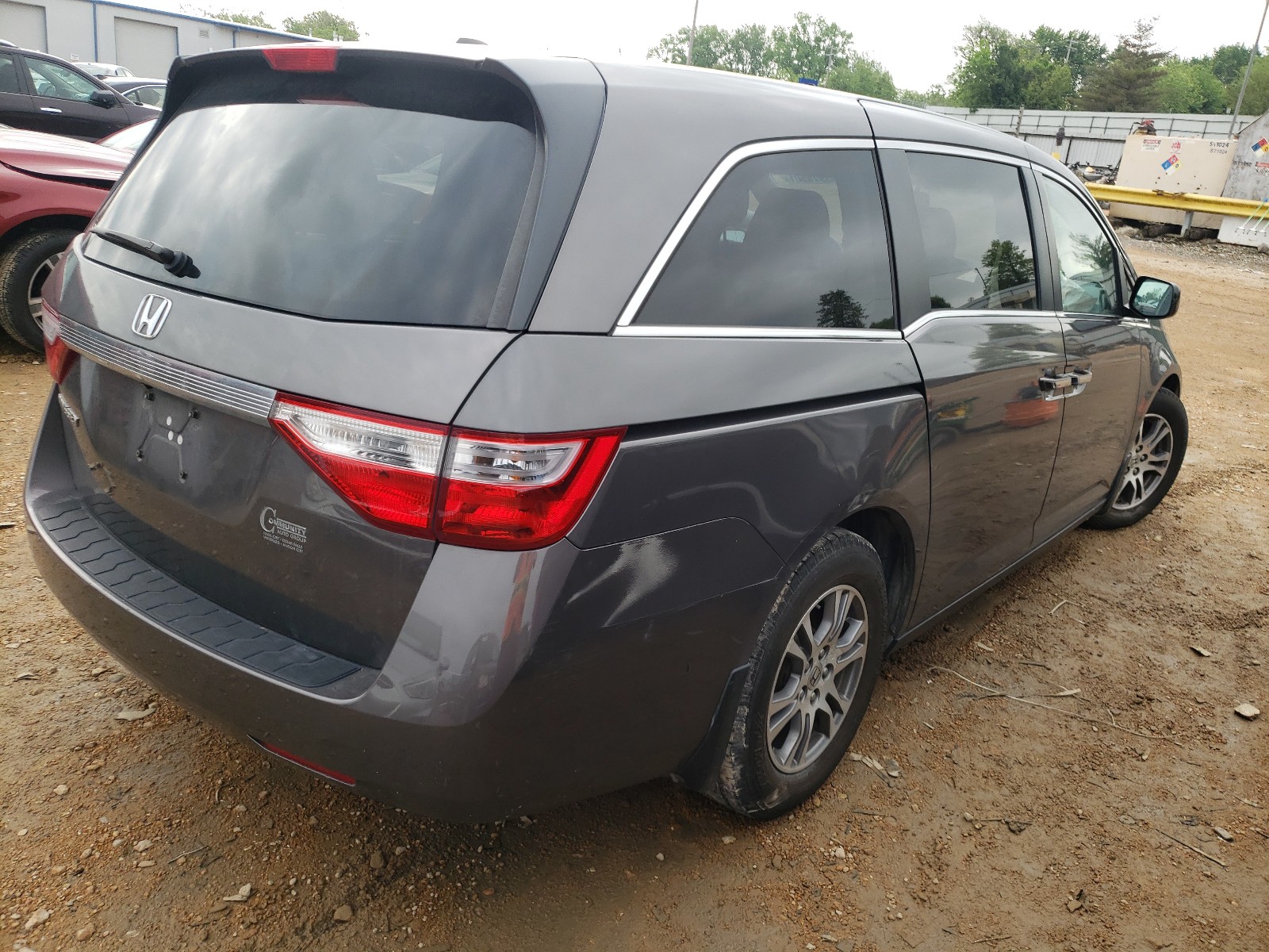 Photo 4 from auction – 2013 HONDA ODYSSEY EX with VIN 5FNRL5H63DB086433
