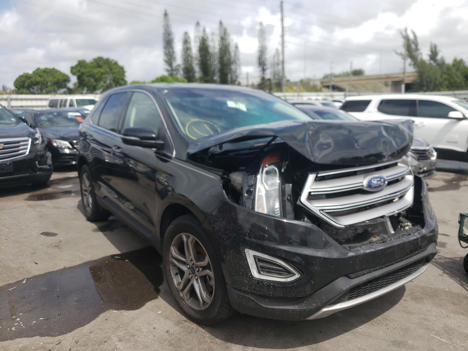 FORD EDGE TITAN 2016 with VIN 2FMPK3K88GBB12045 - Photo from auction