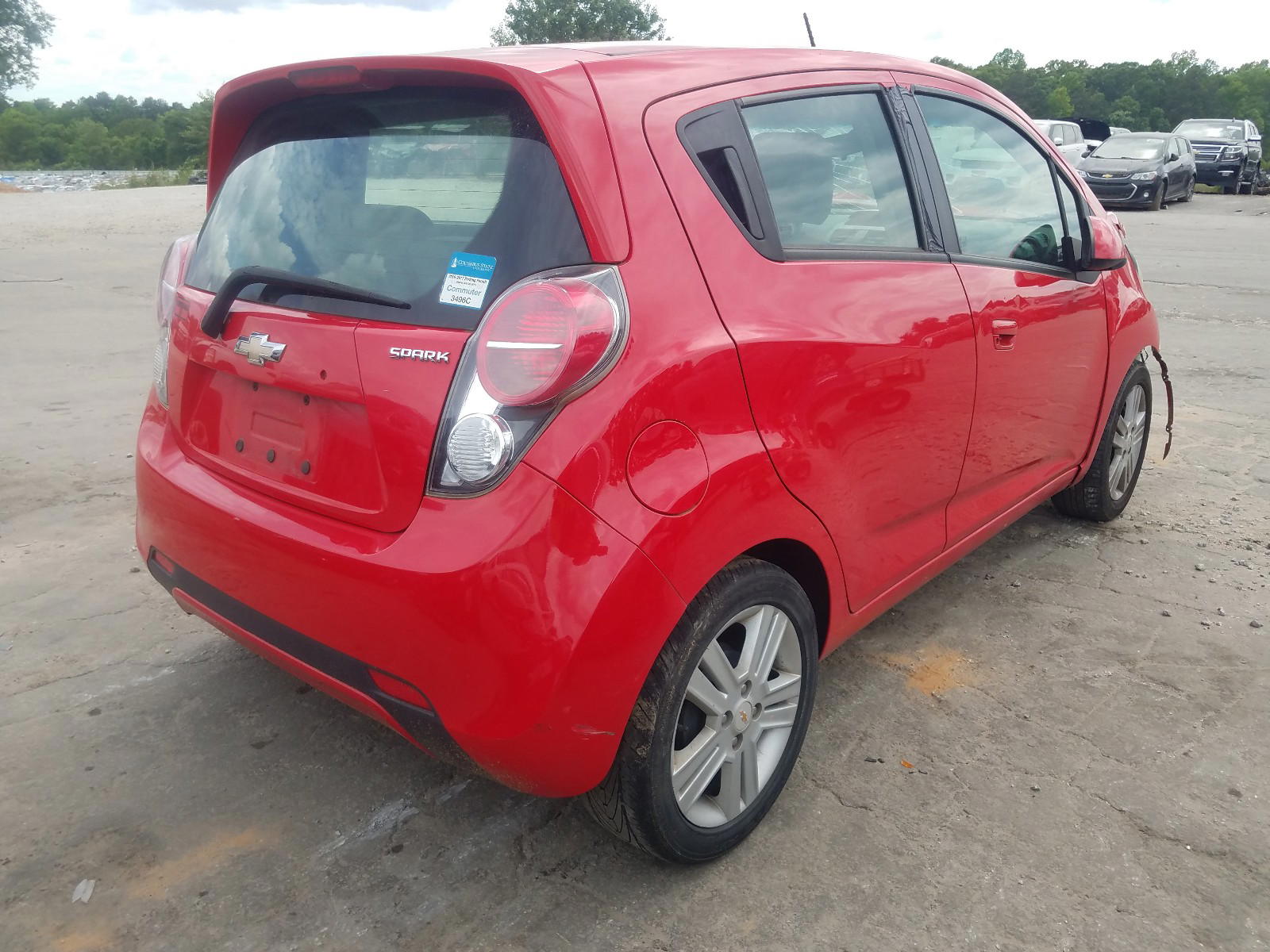 Photo 4 from auction – 2014 CHEVROLET SPARK LS with VIN KL8CB6S90EC460862