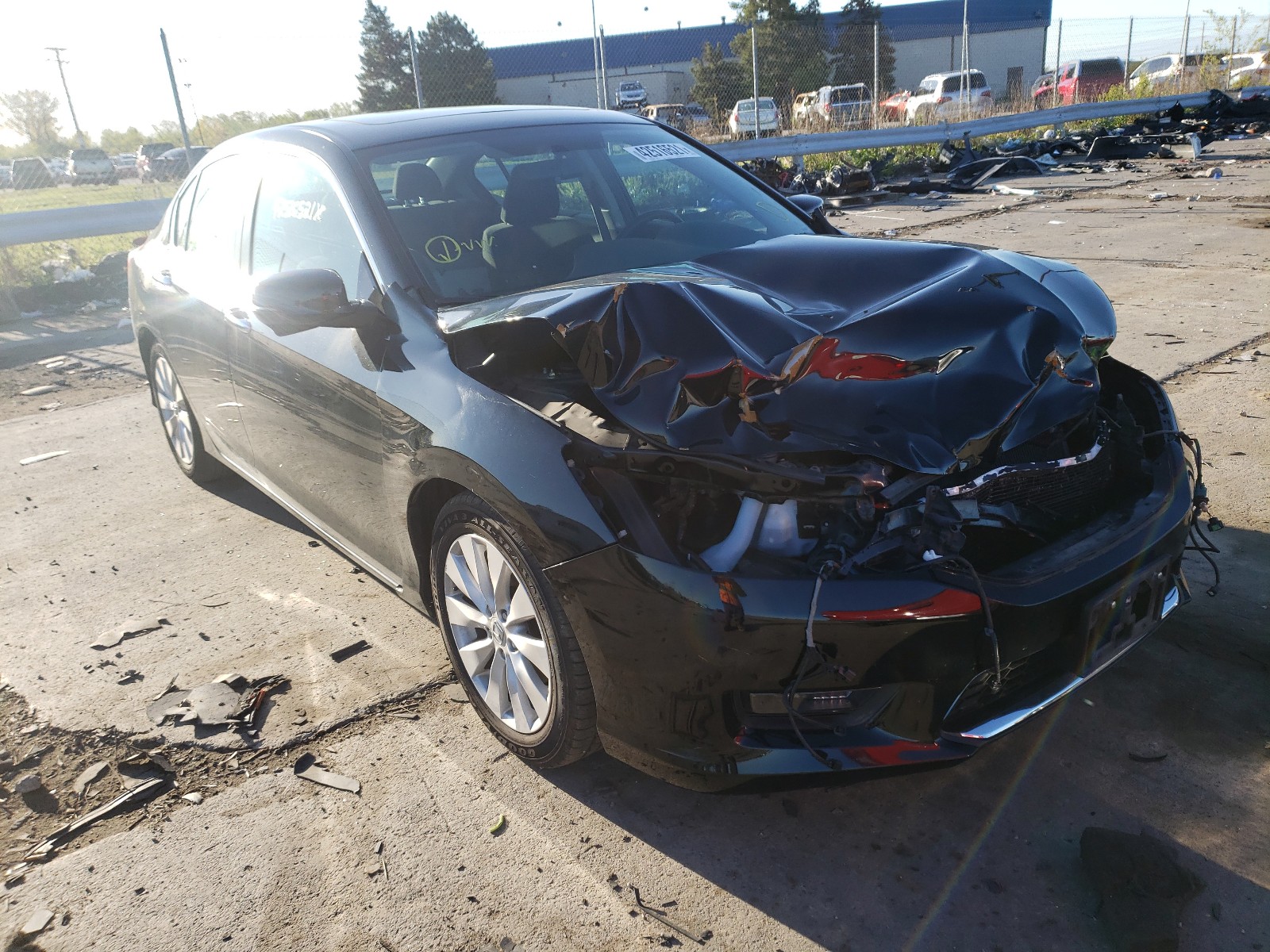 HONDA ACCORD EX 2014 with VIN 1HGCR2F73EA011242 - Photo from auction