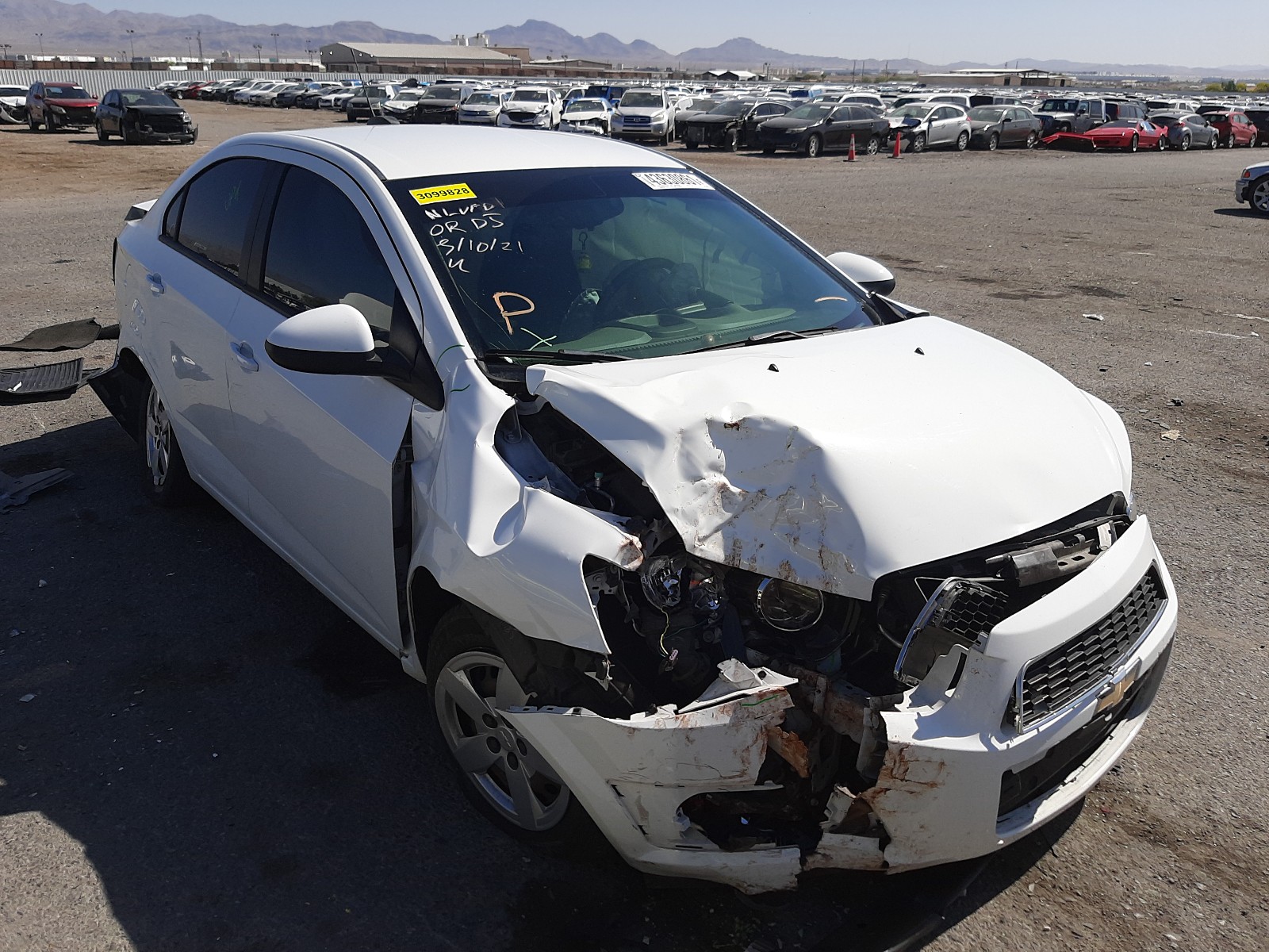 CHEVROLET SONIC LS 2016 with VIN 1G1JB5SH0G4117250 - Photo from auction