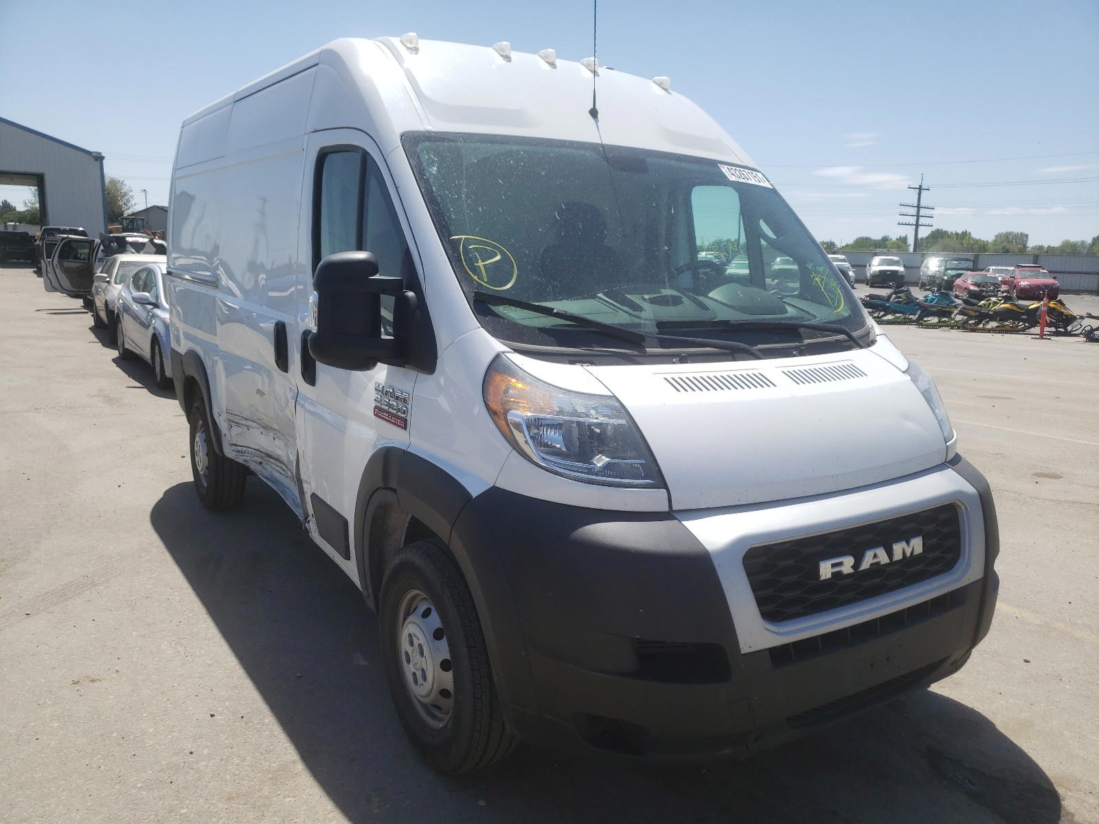 RAM PROMASTER 2019 with VIN 3C6TRVCG5KE539191 - Photo from auction