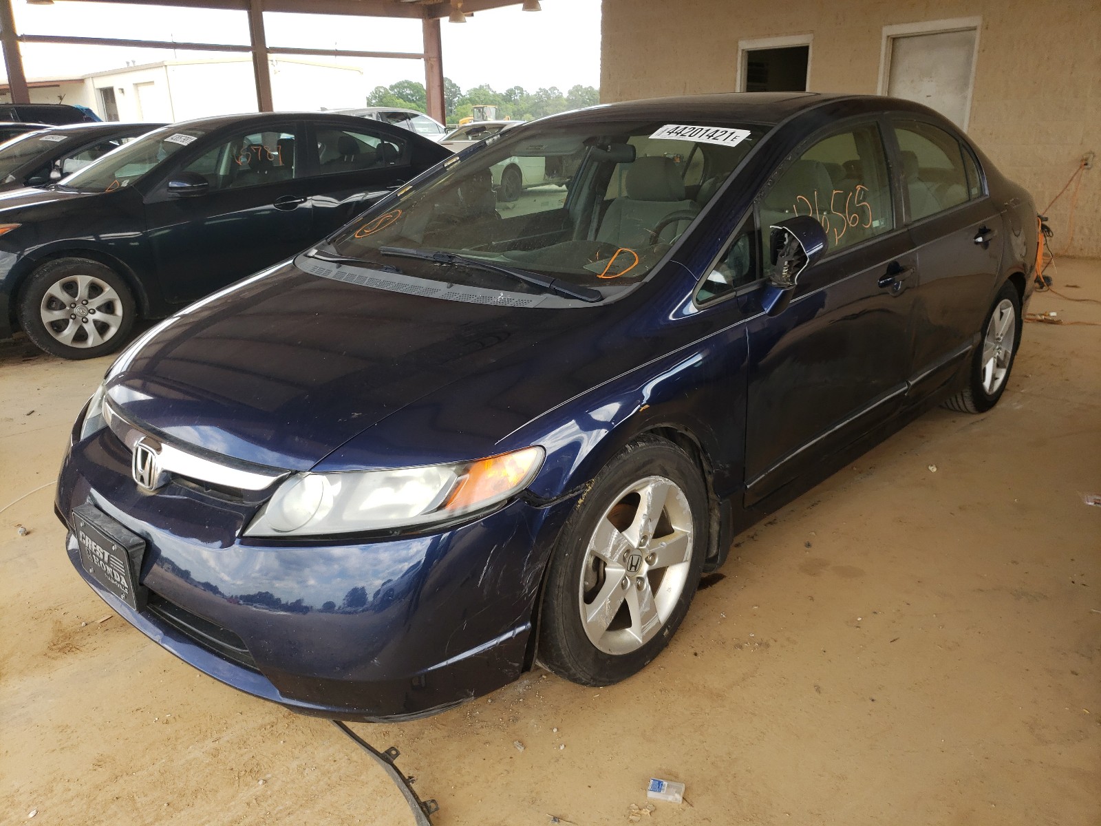 Photo 2 from auction – 2008 HONDA CIVIC EX with VIN 1HGFA16868L048026