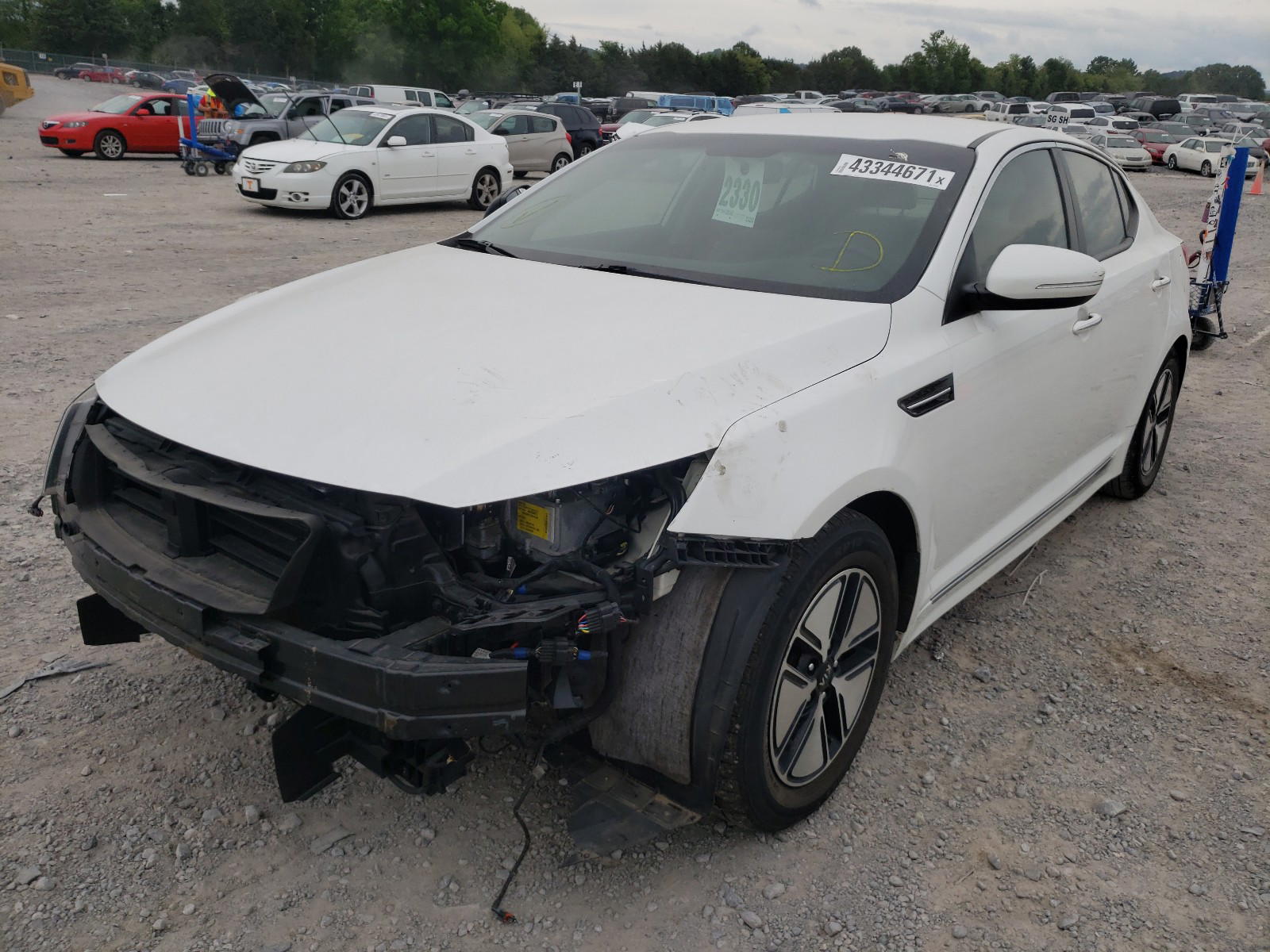 Photo 2 from auction – 2012 KIA OPTIMA HYB with VIN KNAGM4AD0C5015548
