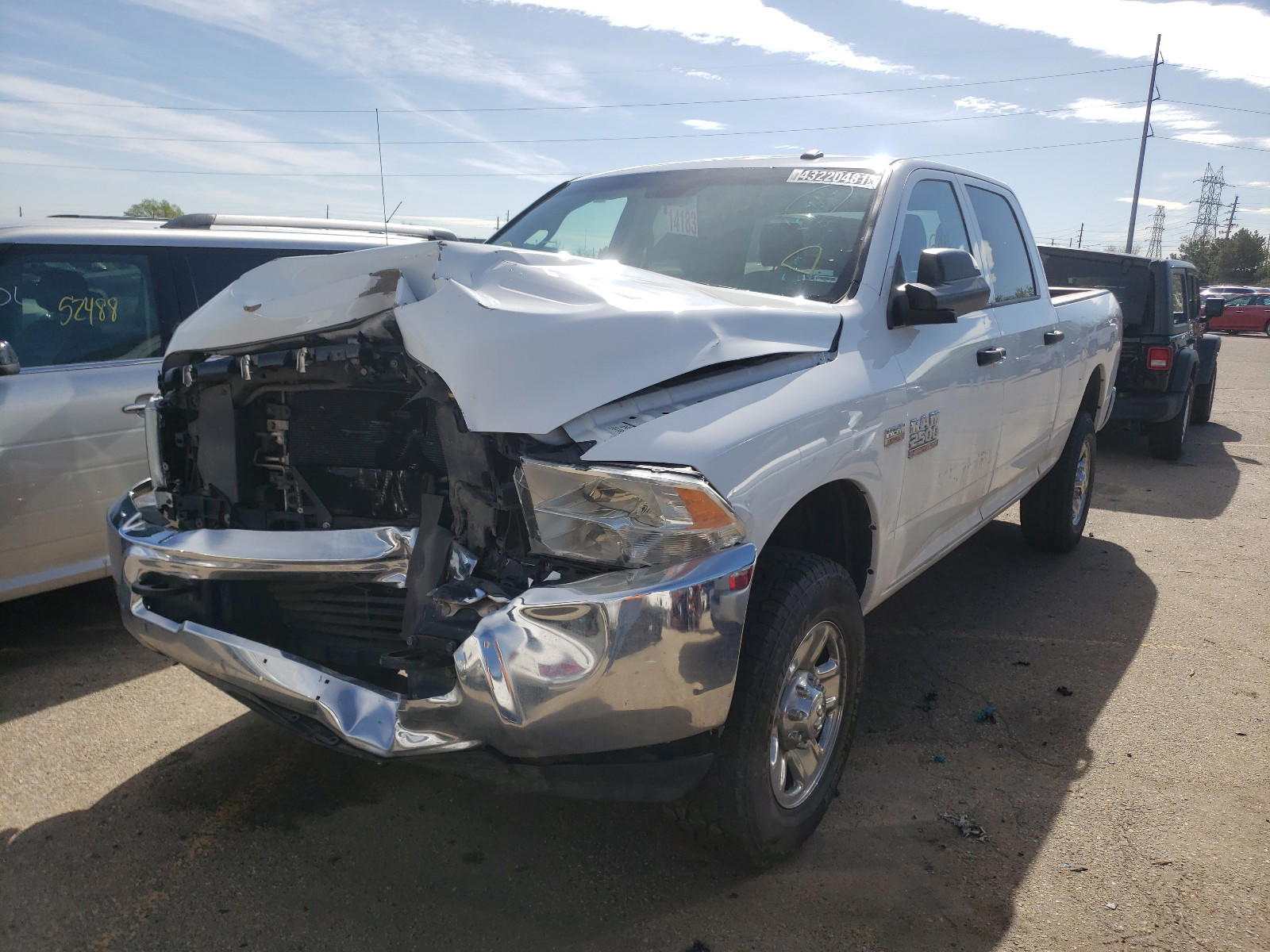 Photo 2 from auction – 2018 RAM 2500 ST with VIN 3C6UR5CJ7JG256245