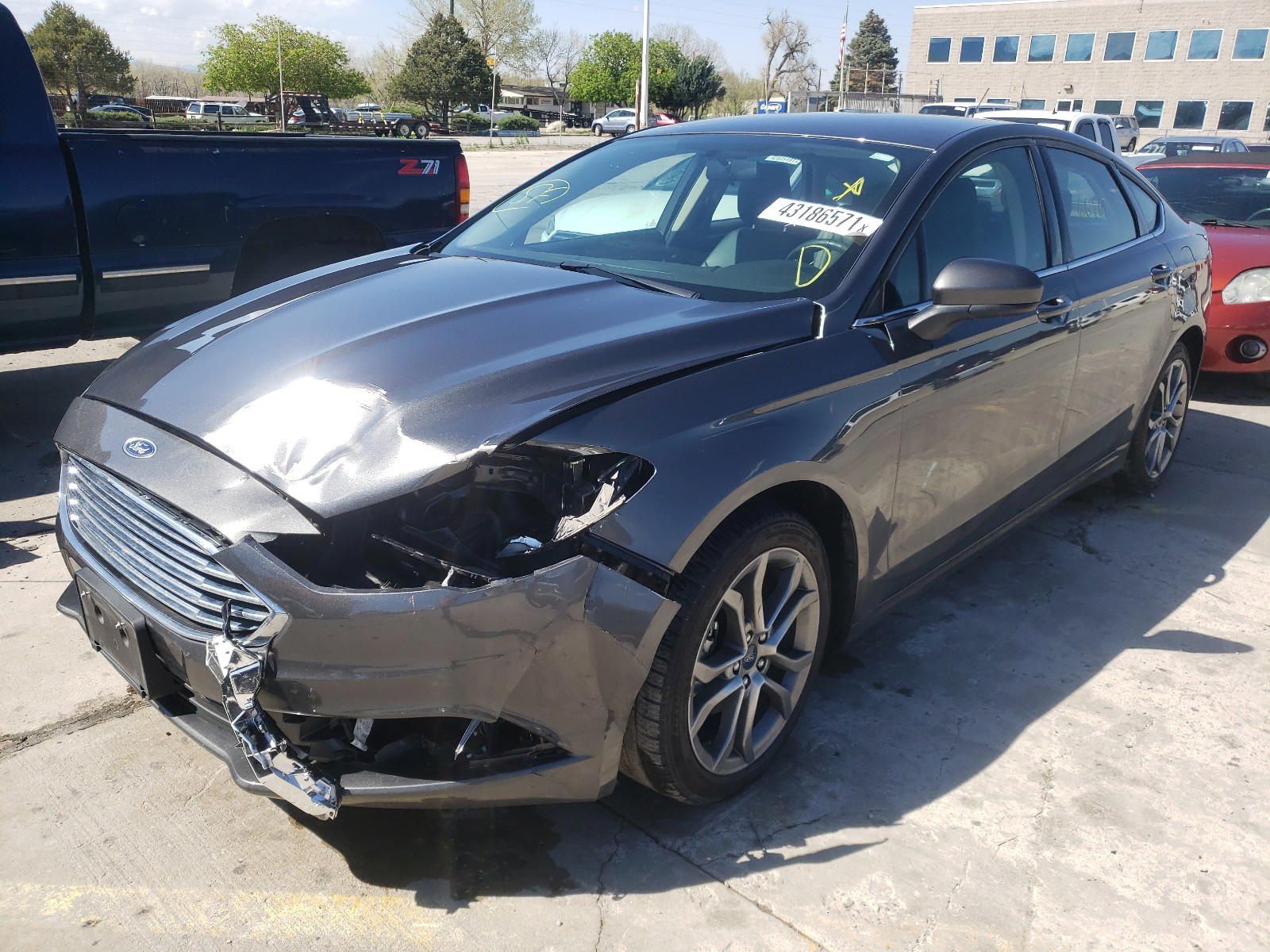 Photo 2 from auction – 2017 FORD FUSION SE with VIN 3FA6P0HD3HR407650