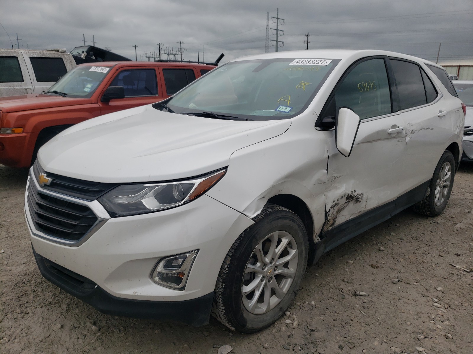 Photo 2 from auction – 2019 CHEVROLET EQUINOX LT with VIN 2GNAXKEV9K6238043