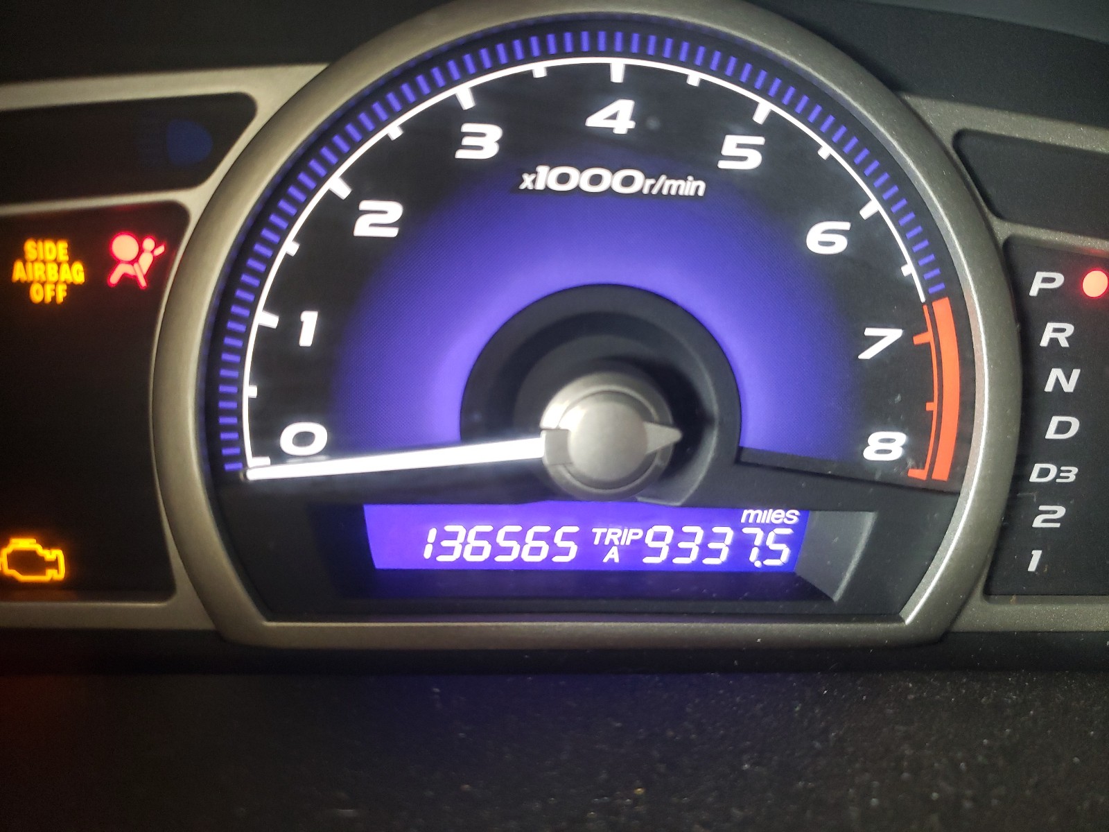 Photo 8 from auction – 2008 HONDA CIVIC EX with VIN 1HGFA16868L048026
