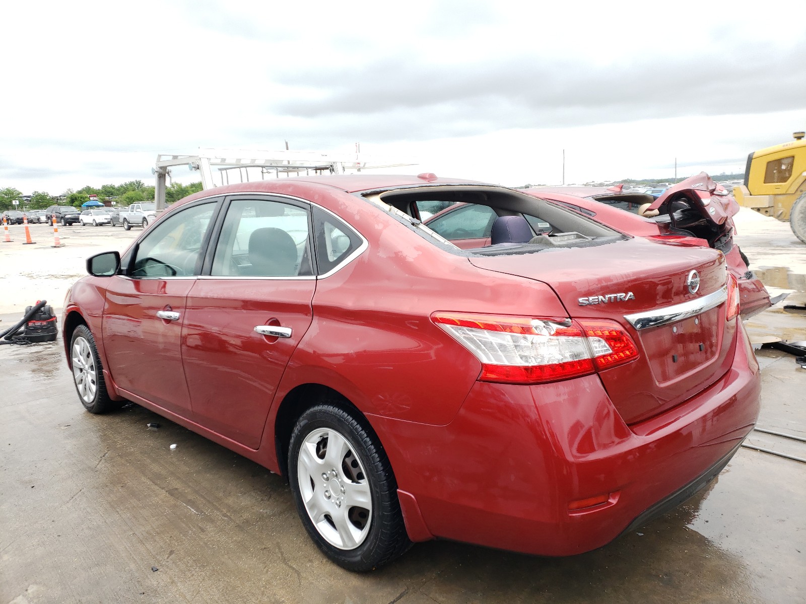 Photo 3 from auction – 2015 NISSAN SENTRA S with VIN 3N1AB7AP0FL659990