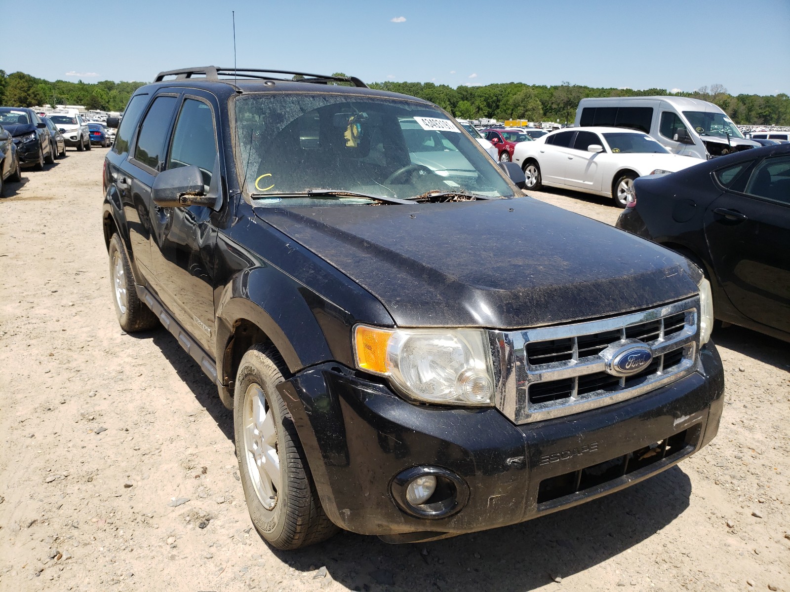 FORD ESCAPE XLT 2008 with VIN 1FMCU03ZX8KC39711 - Photo from auction