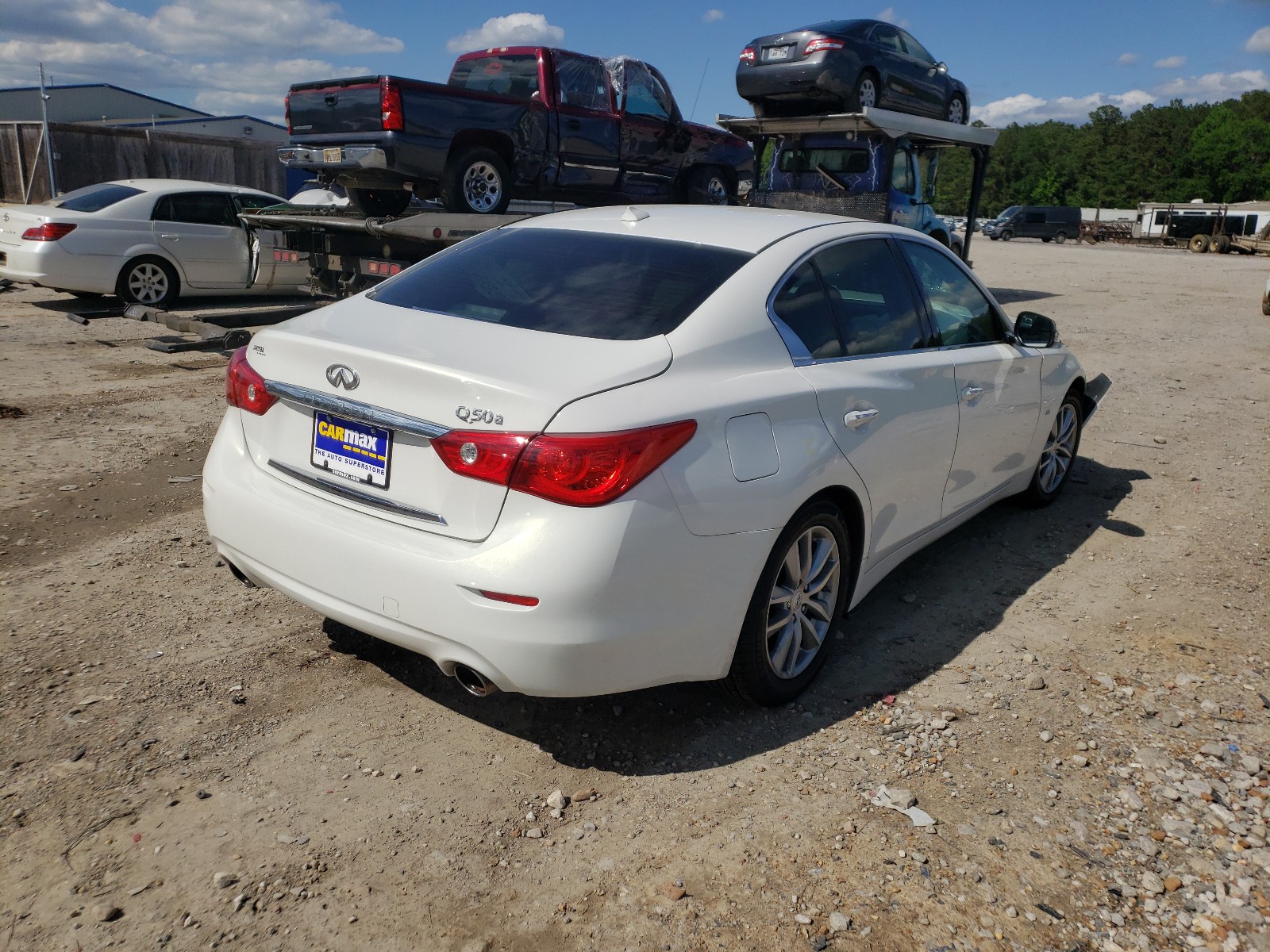 Photo 14 from auction – 2014 INFINITI Q50 BASE with VIN JN1BV7AP0EM684713