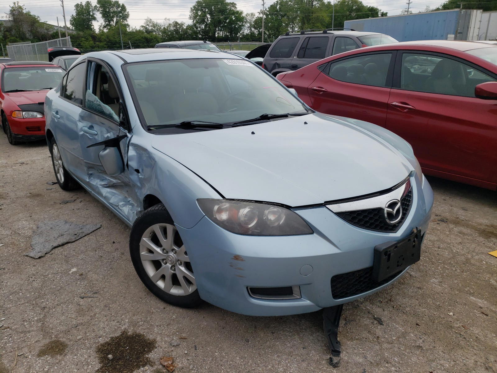 MAZDA 3 I 2007 with VIN JM1BK32F771604154 - Photo from auction