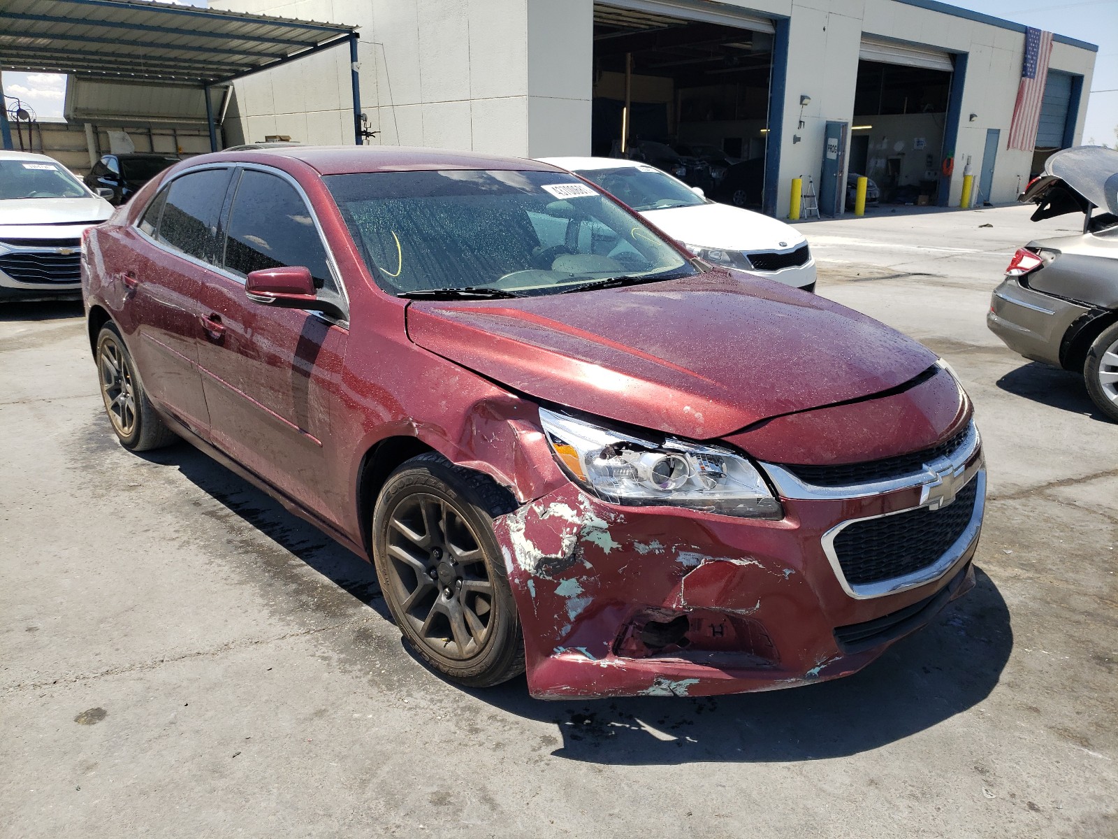 CHEVROLET MALIBU 1LT 2015 with VIN 1G11C5SL3FF344727 - Photo from auction