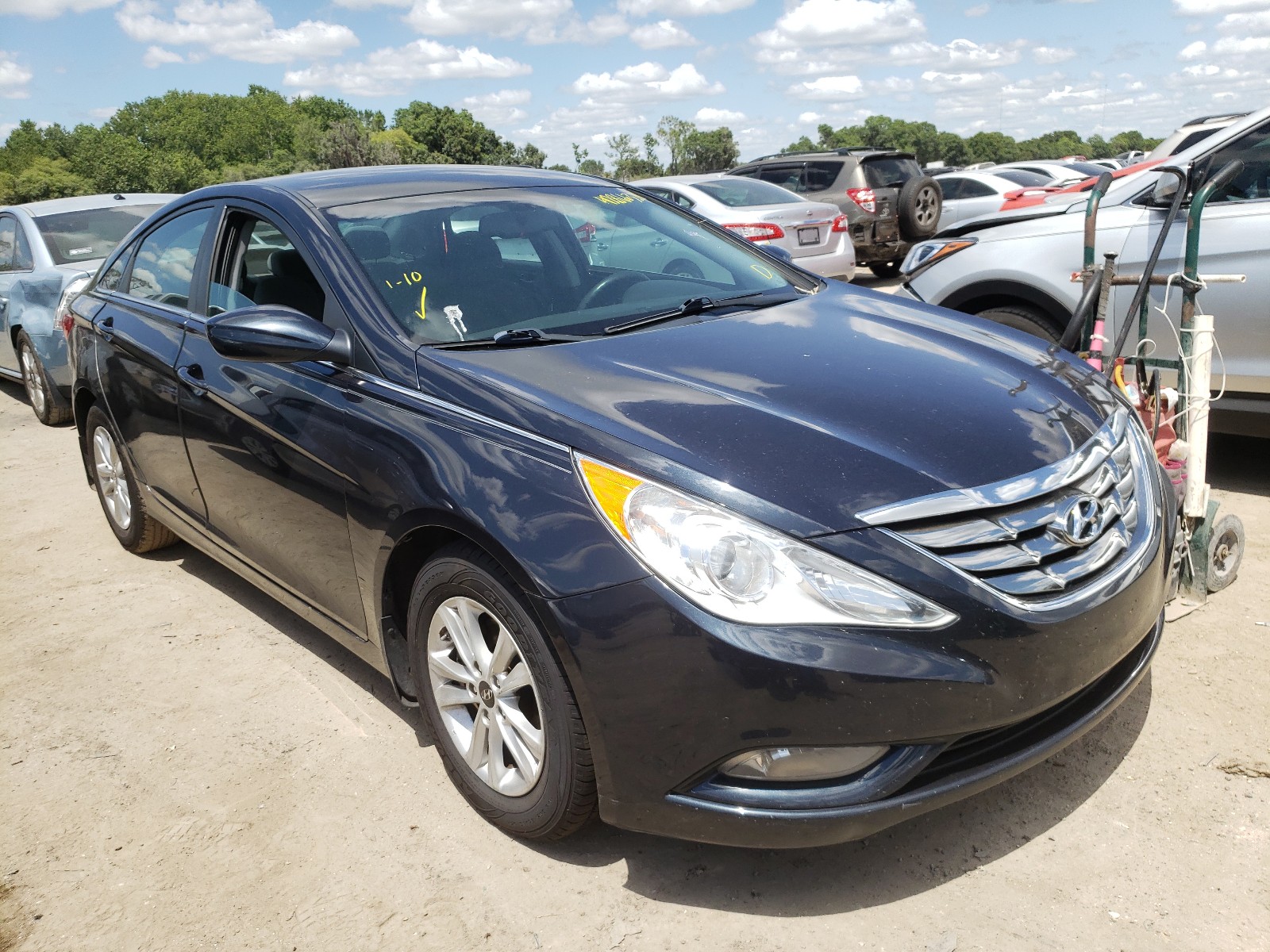 HYUNDAI SONATA GLS 2013 with VIN 5NPEB4AC1DH551286 - Photo from auction