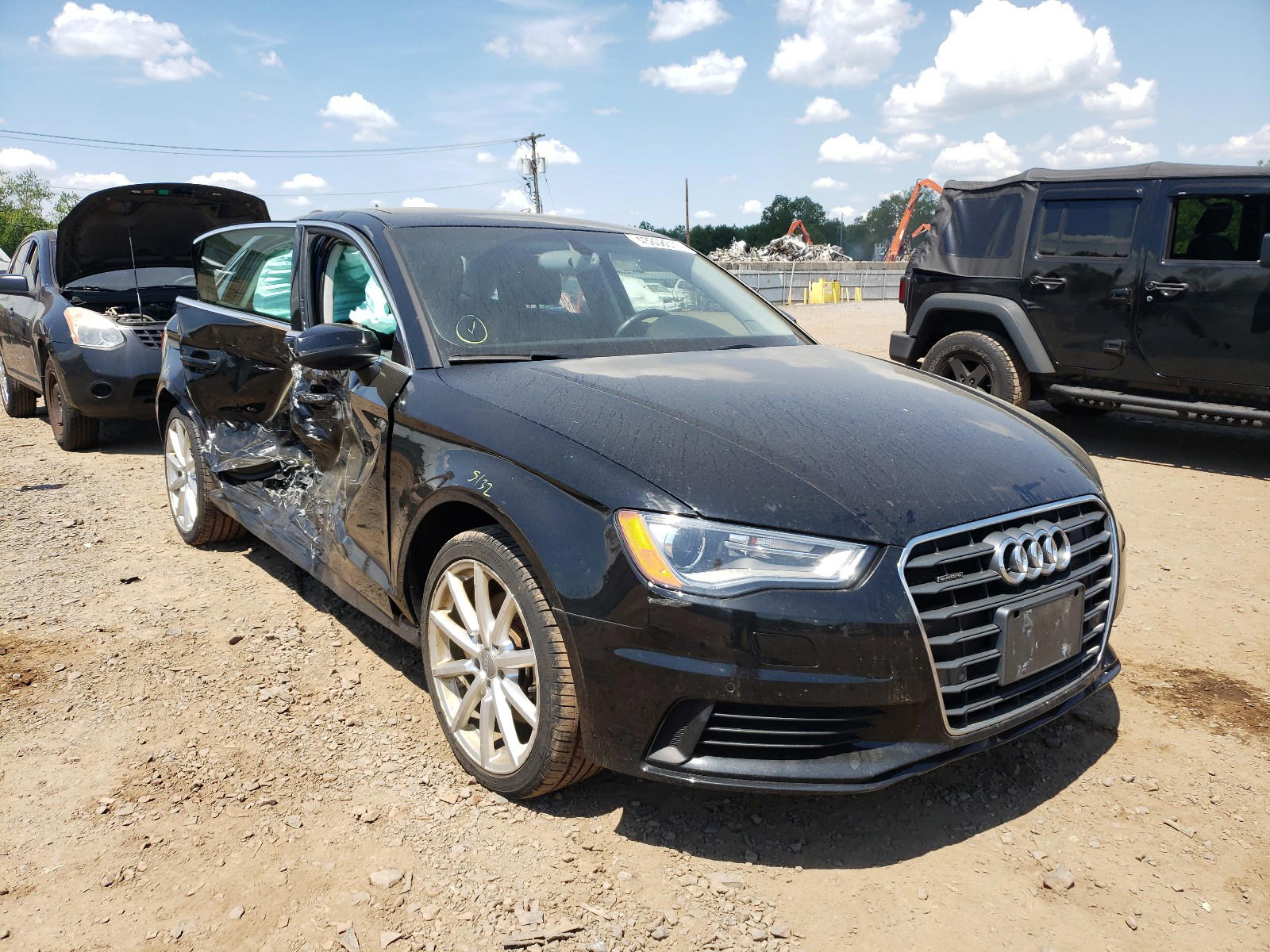 AUDI A3 PREMIUM 2015 with VIN WAUEFGFF5F1011391 - Photo from auction