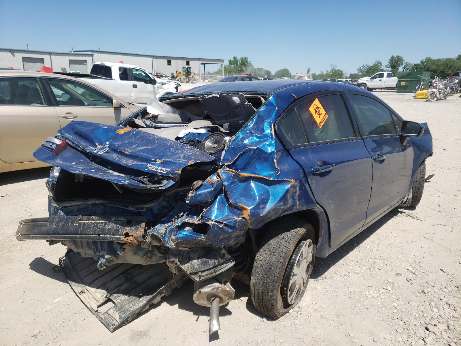 Photo 4 from auction – 2014 HONDA CIVIC LX with VIN 19XFB2F54EE024108