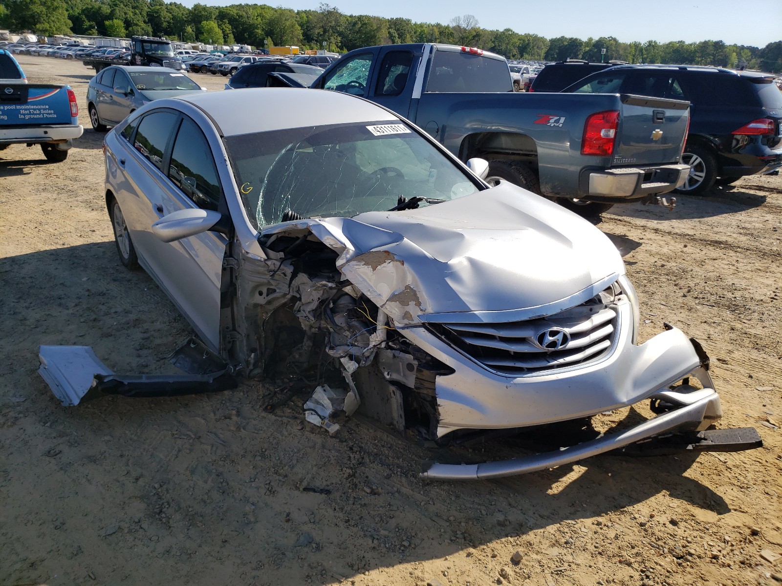 HYUNDAI SONATA GLS 2013 with VIN 5NPEB4AC7DH509608 - Photo from auction
