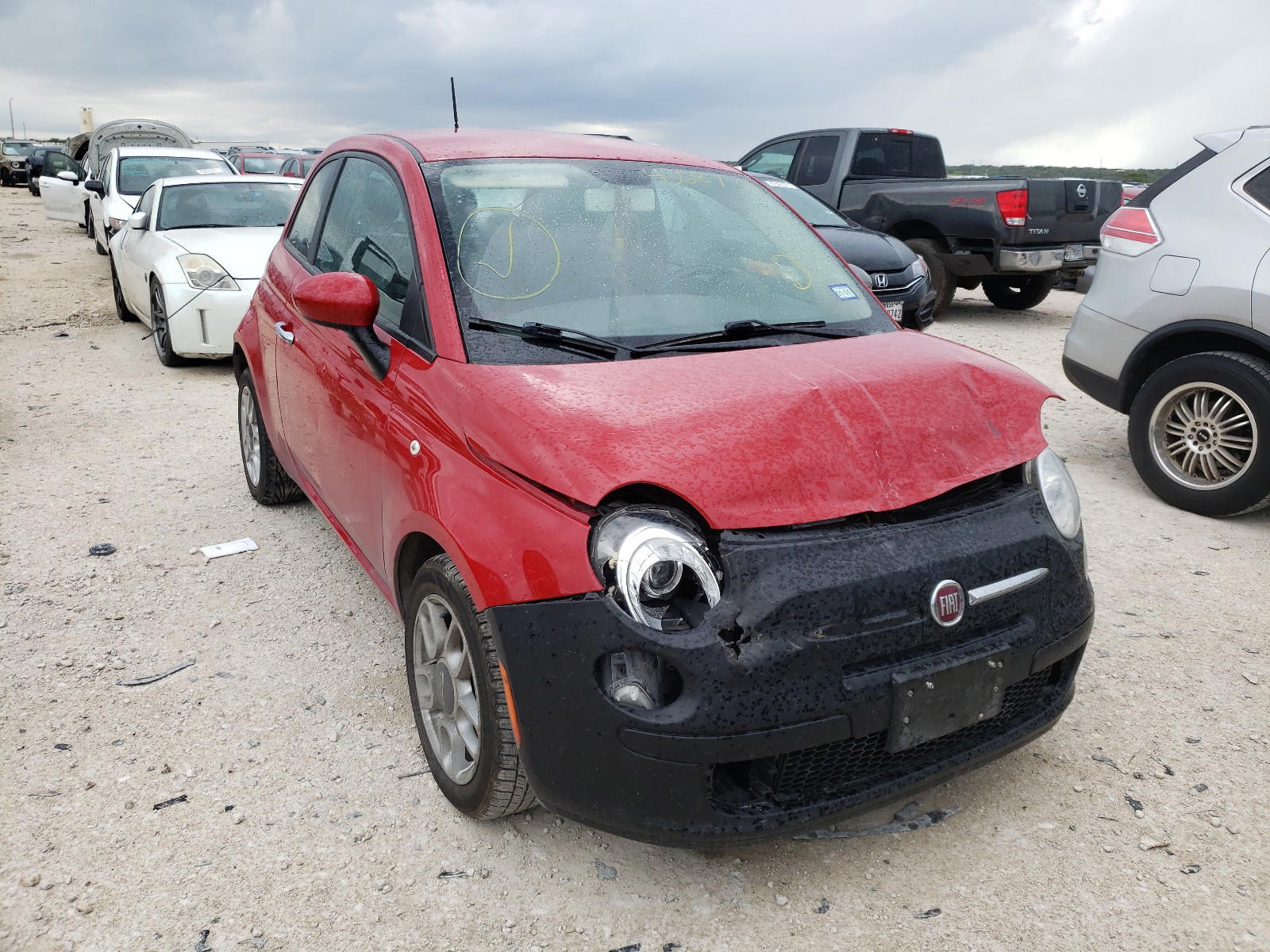 FIAT 500 POP 2012 with VIN 3C3CFFAR4CT385229 - Photo from auction