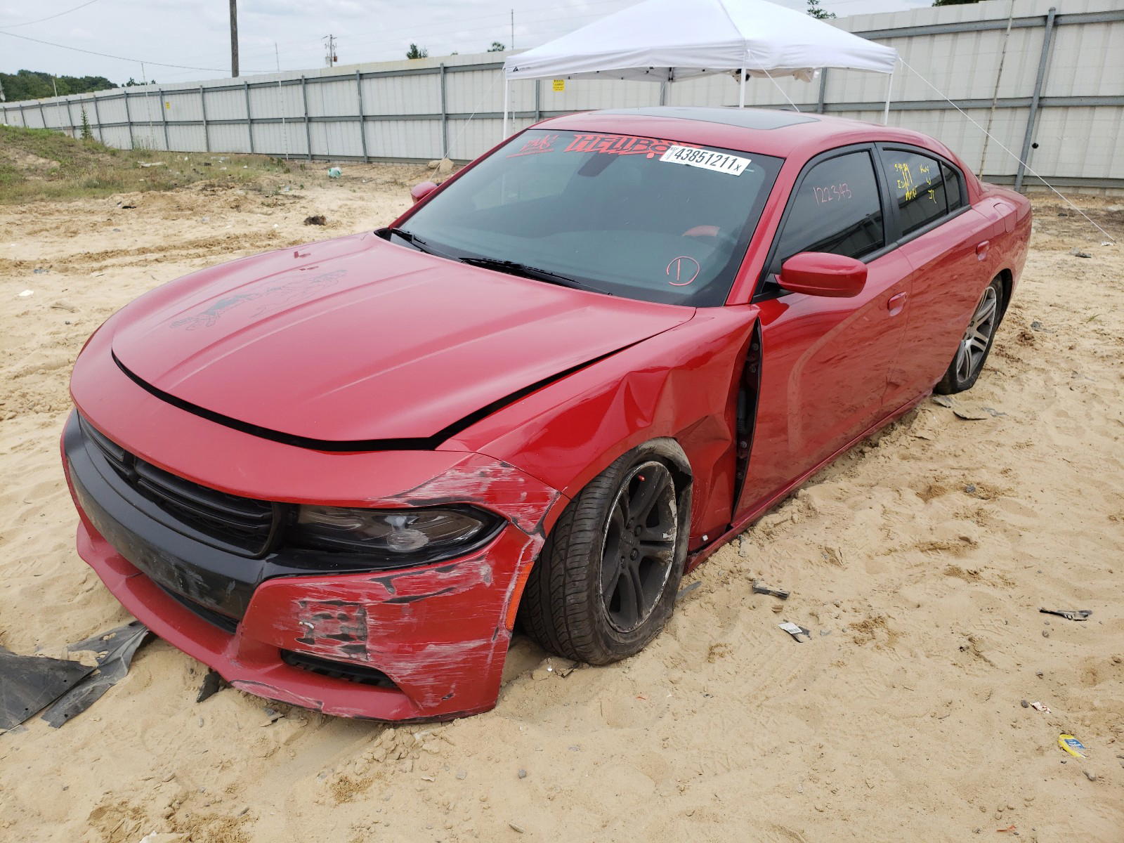 Photo 2 from auction – 2017 DODGE CHARGER SE with VIN 2C3CDXBG9HH595978