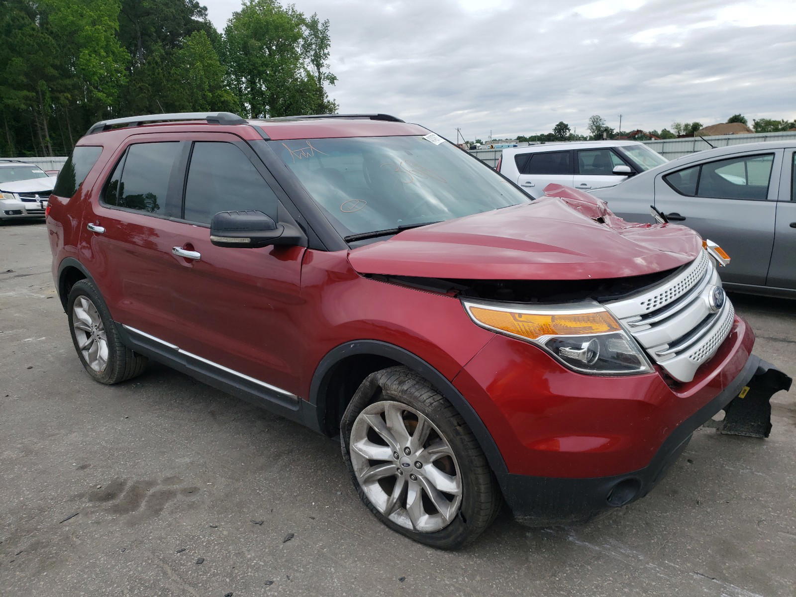 FORD EXPLORER X 2013 with VIN 1FM5K8D81DGA73627 - Photo from auction