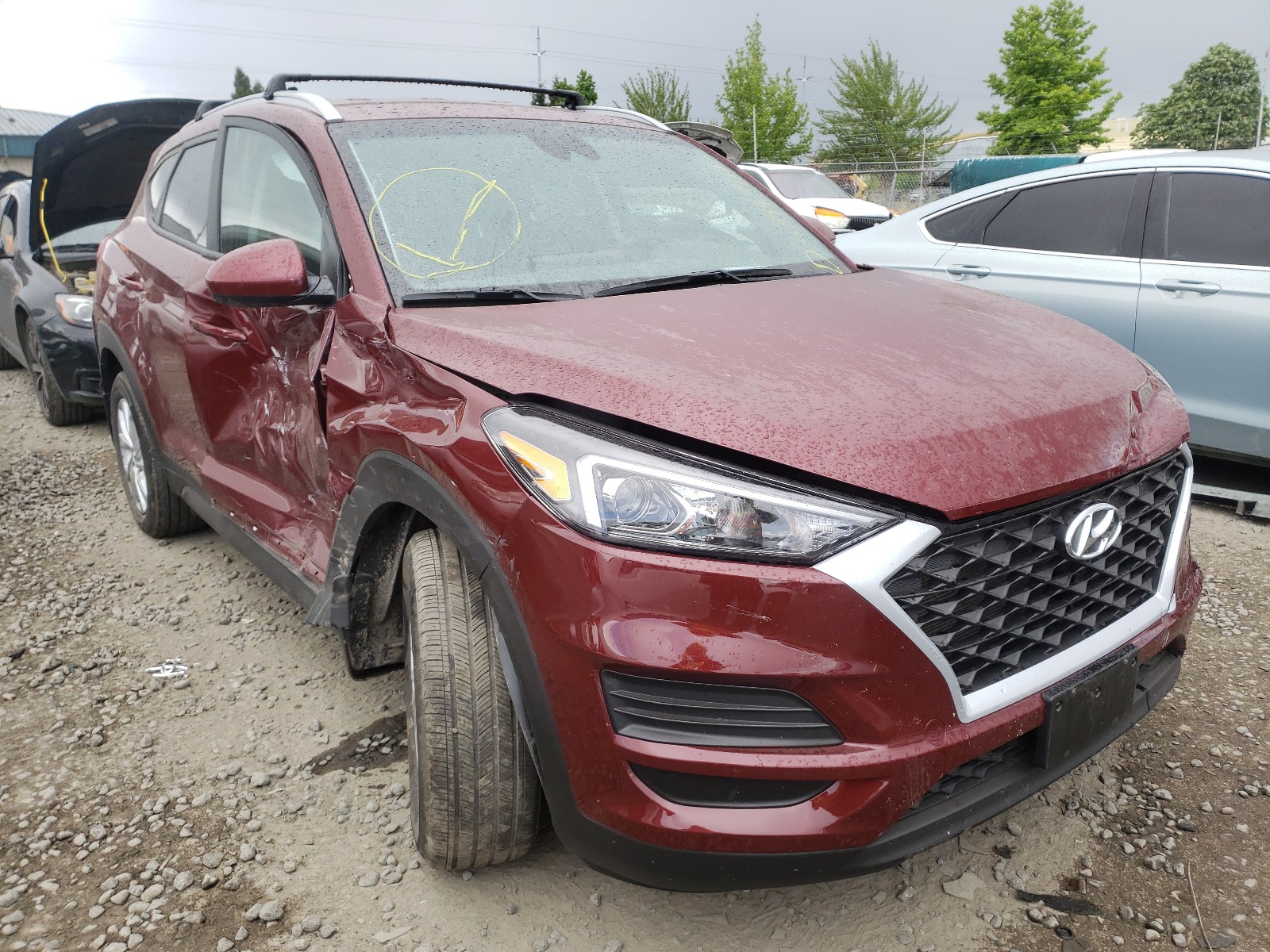 HYUNDAI TUCSON LIM 2020 with VIN KM8J3CA43LU199018 - Photo from auction