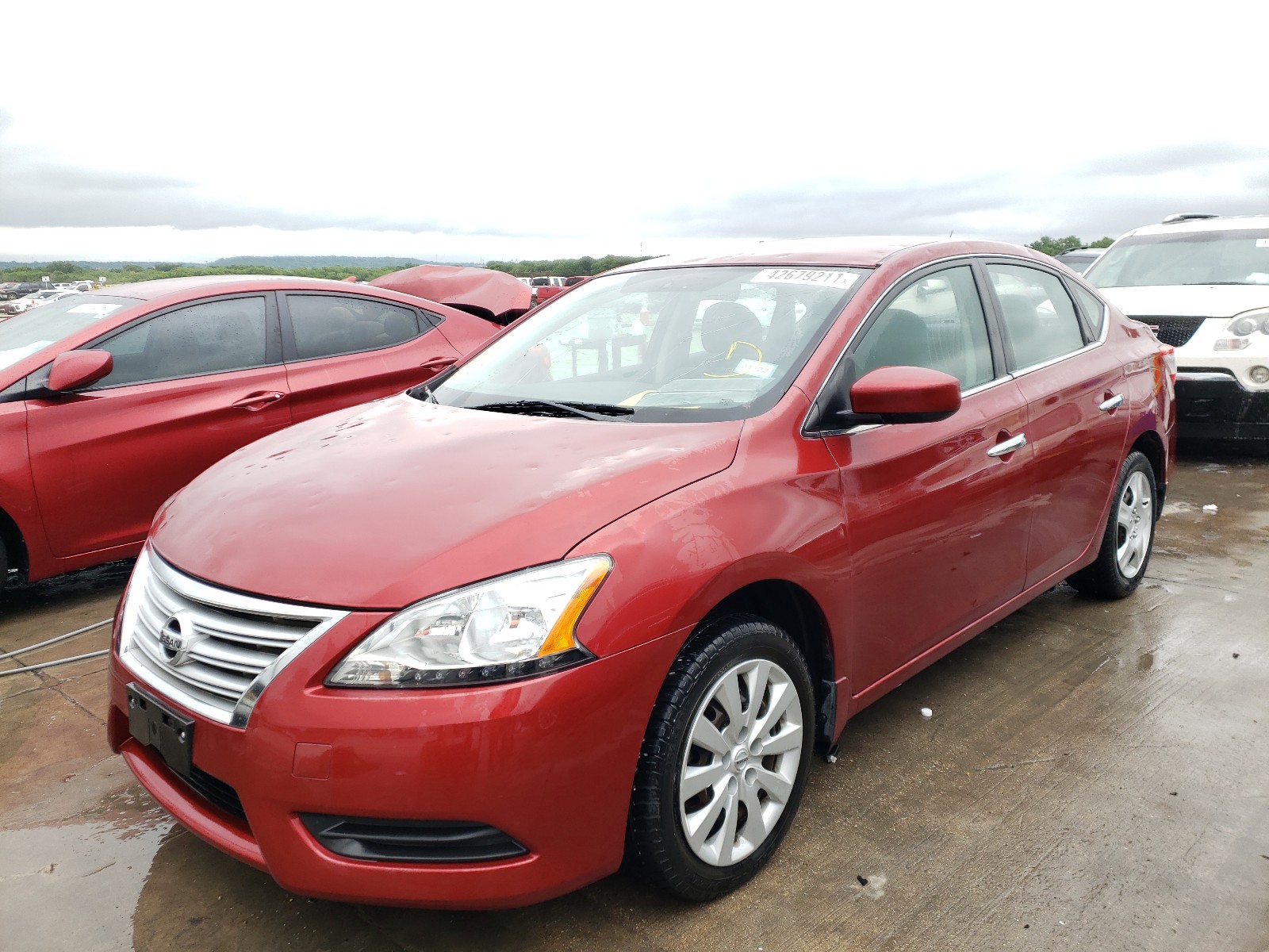 Photo 2 from auction – 2015 NISSAN SENTRA S with VIN 3N1AB7AP0FL659990