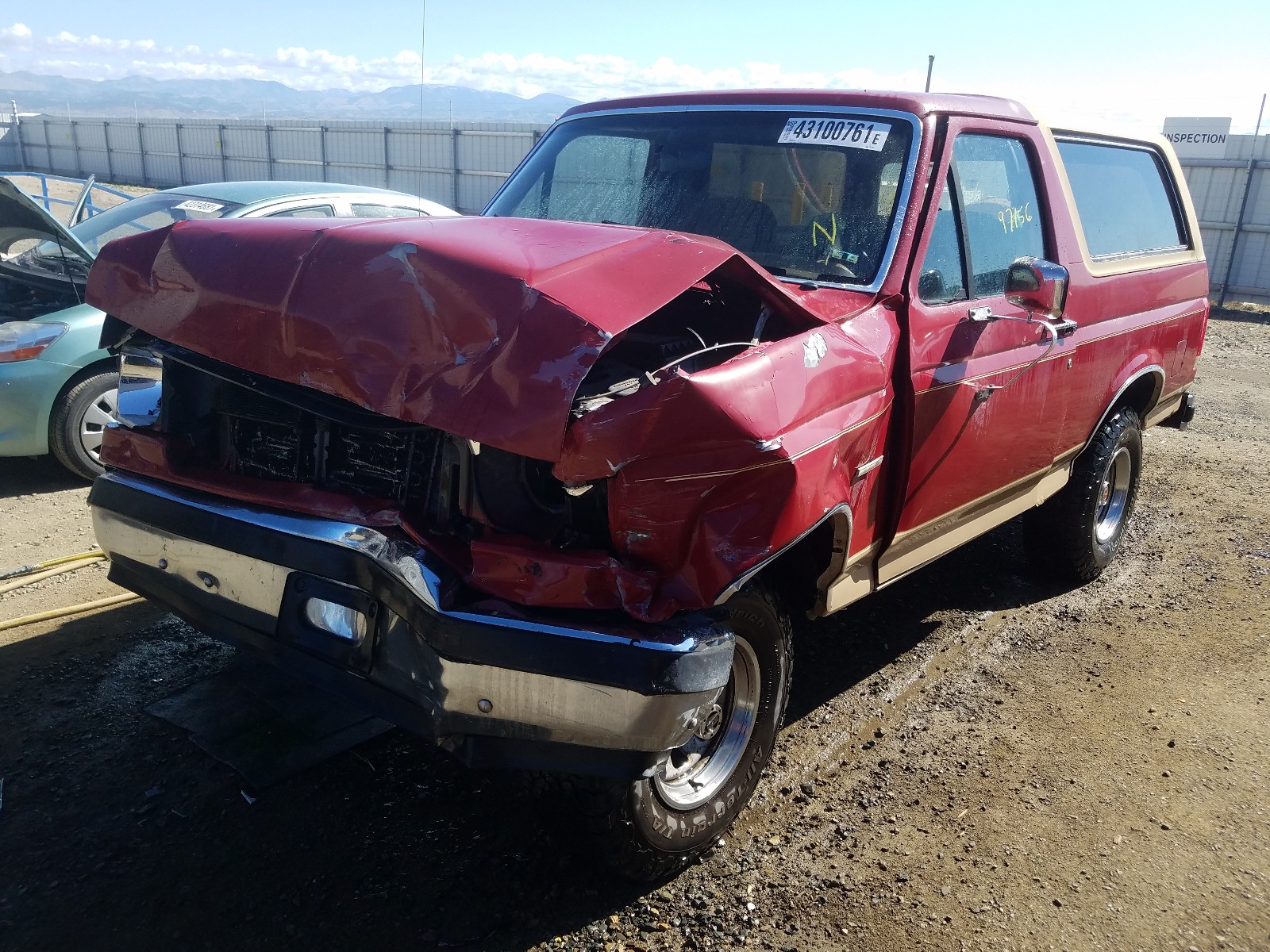Photo 2 from auction – 1989 FORD BRONCO U10 with VIN 1FMEU15N9KLB29307
