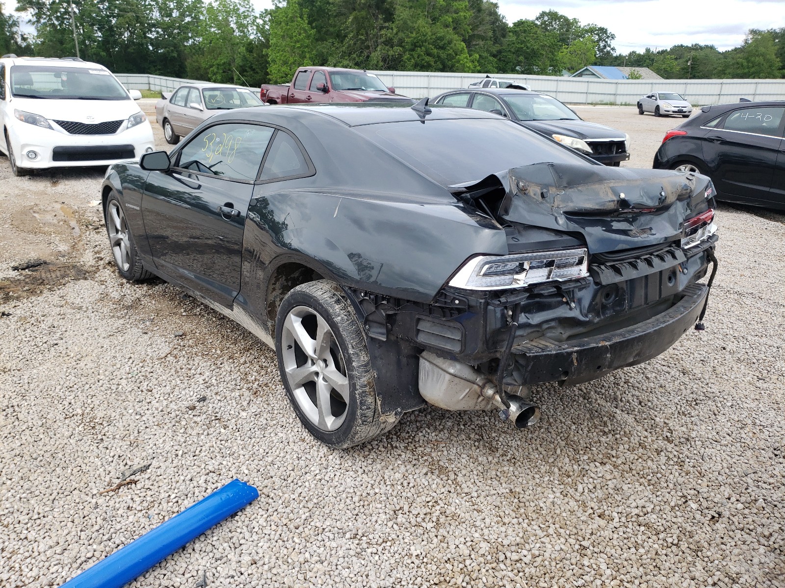 Photo 3 from auction – 2014 CHEVROLET CAMARO LT with VIN 2G1FB1E38E9128148