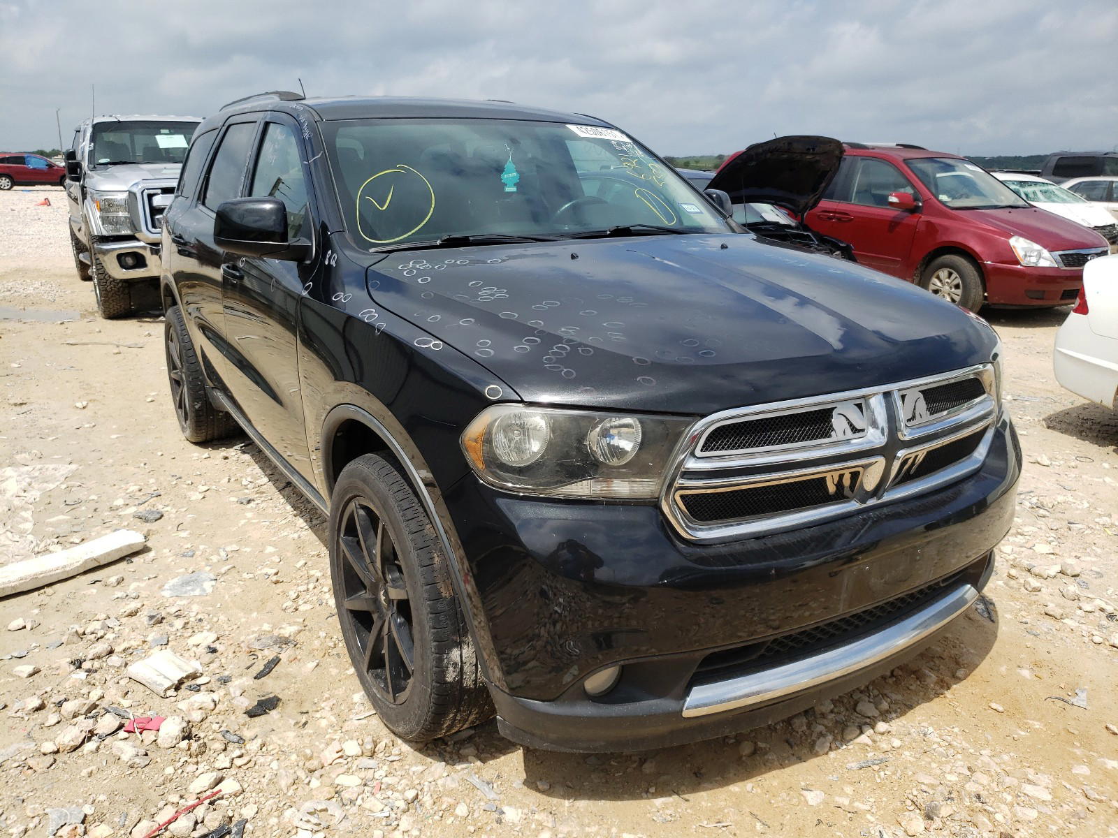 DODGE DURANGO SX 2013 with VIN 1C4RDHAG0DC692559 - Photo from auction