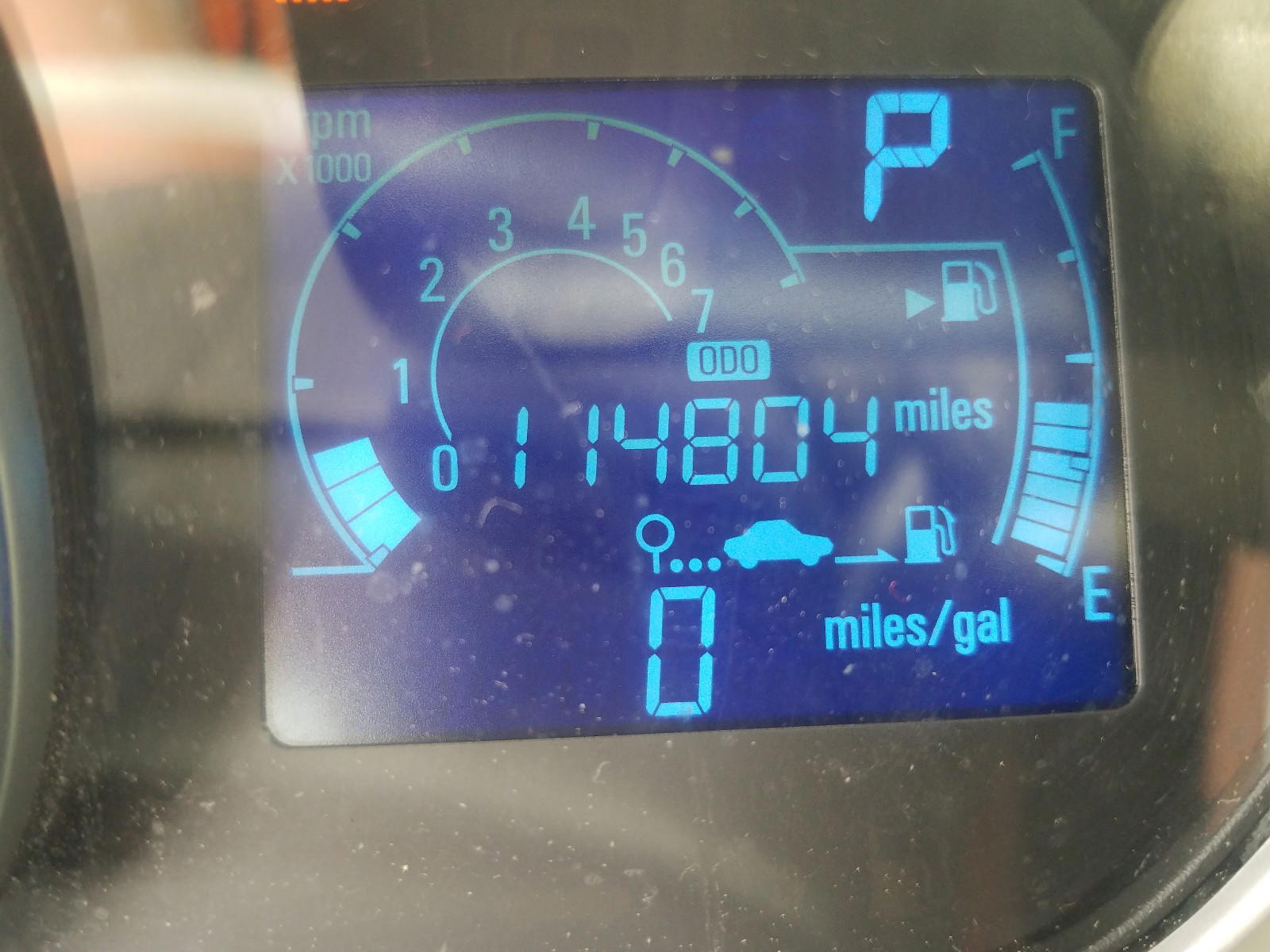 Photo 8 from auction – 2014 CHEVROLET SPARK LS with VIN KL8CB6S90EC460862