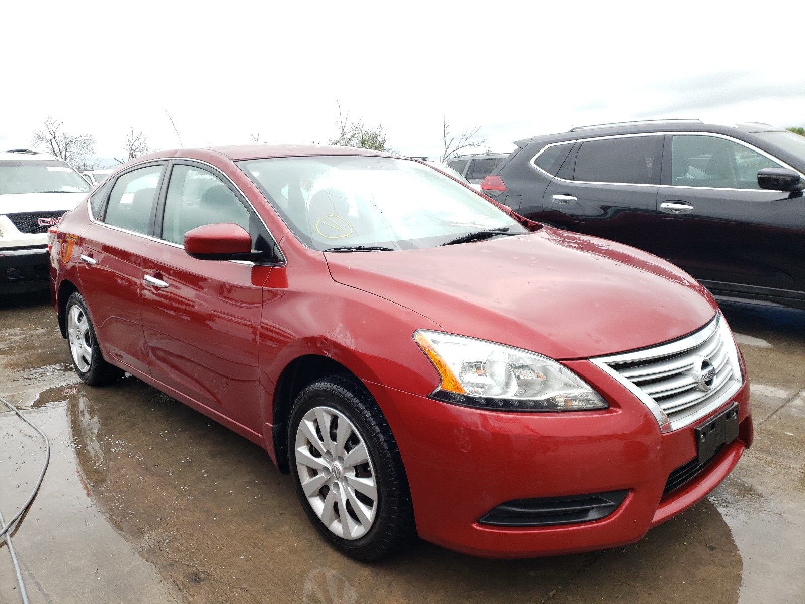 NISSAN SENTRA S 2015 with VIN 3N1AB7AP0FL659990 - Photo from auction