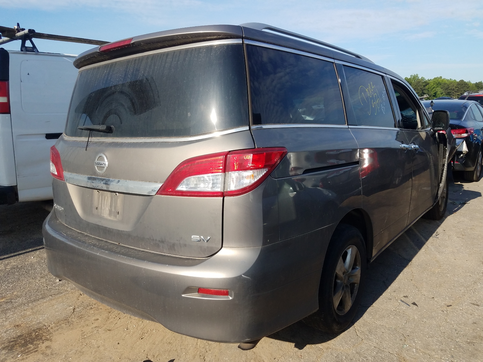 Photo 4 from auction – 2016 NISSAN QUEST S with VIN JN8AE2KP6G9156890