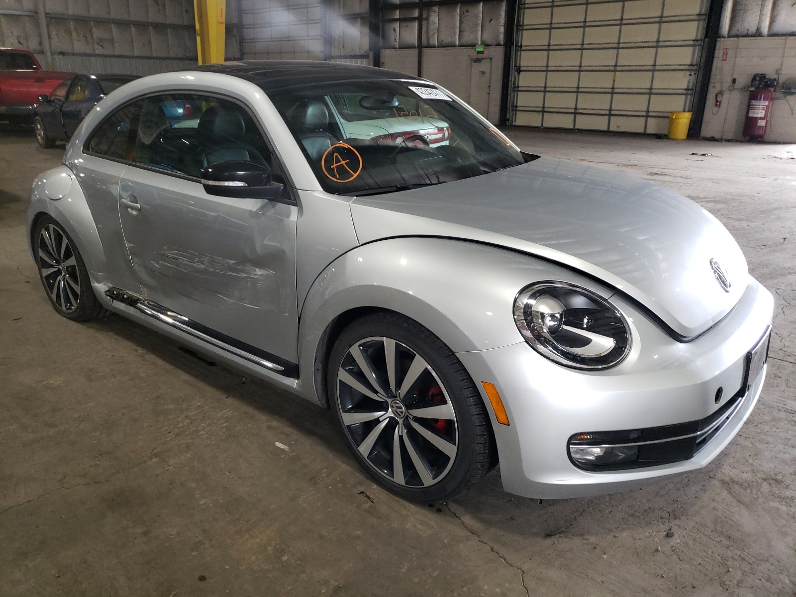 VOLKSWAGEN BEETLE TUR 2013 with VIN 3VWVA7AT1DM629626 - Photo from auction