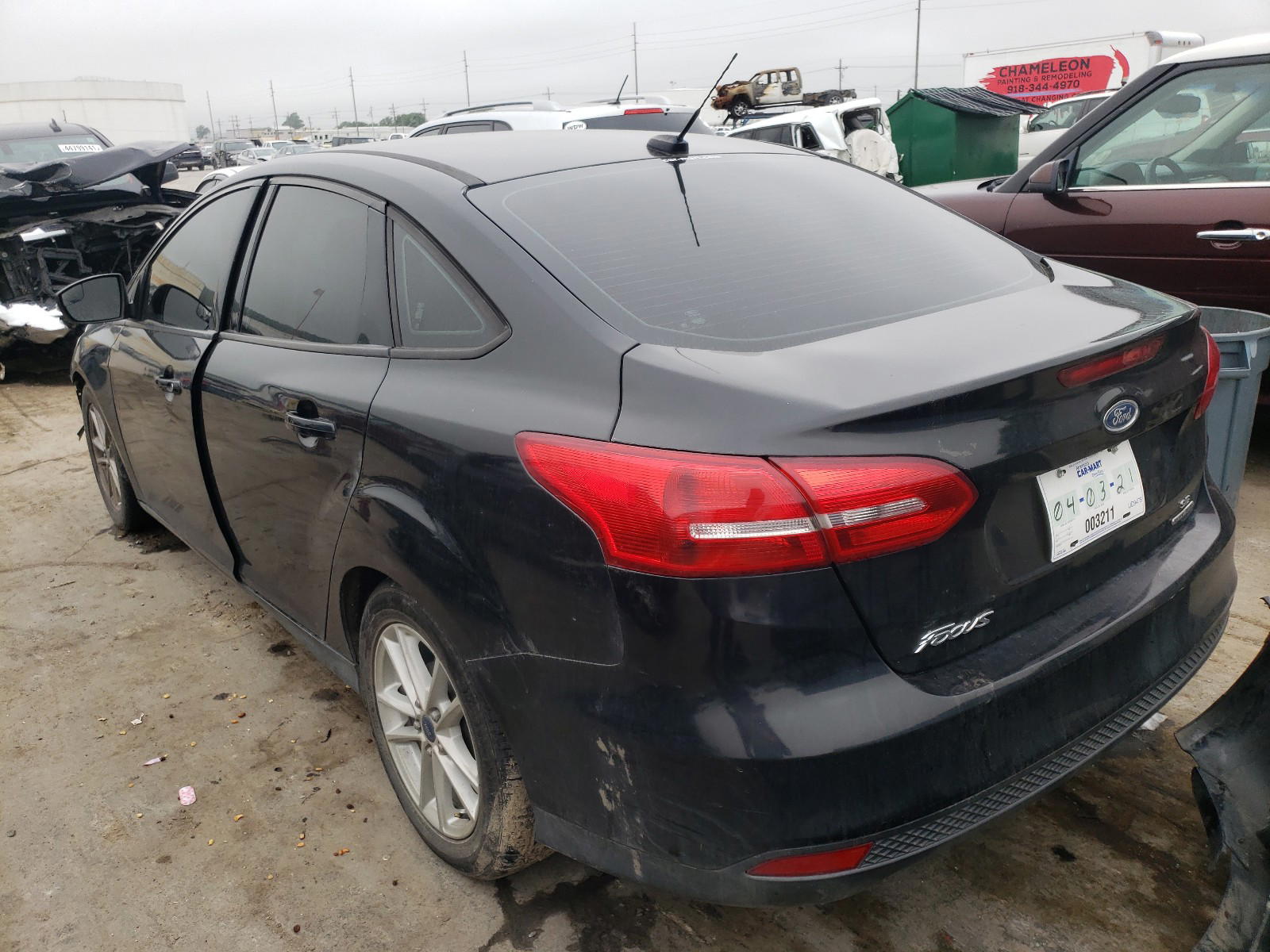 Photo 3 from auction – 2015 FORD FOCUS SE with VIN 1FADP3F27FL202340
