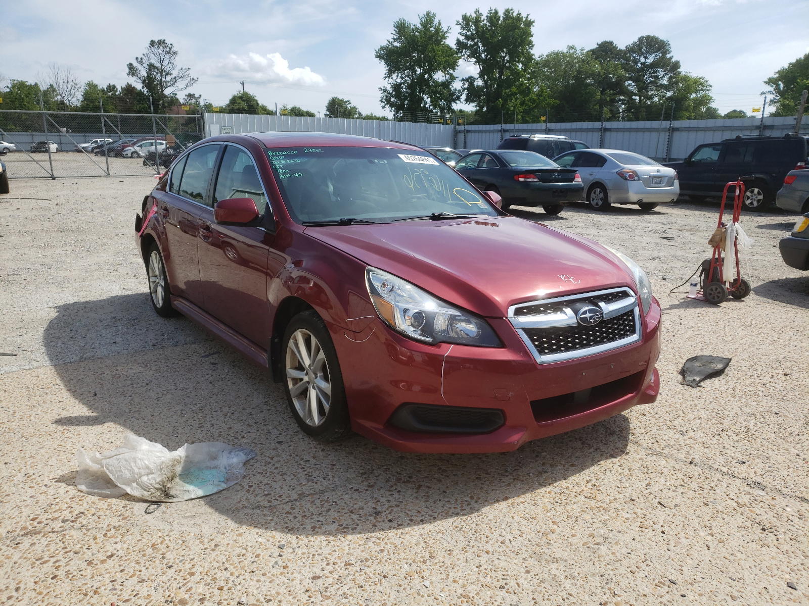 SUBARU LEGACY 2.5 2014 with VIN 4S3BMCD66E3002774 - Photo from auction