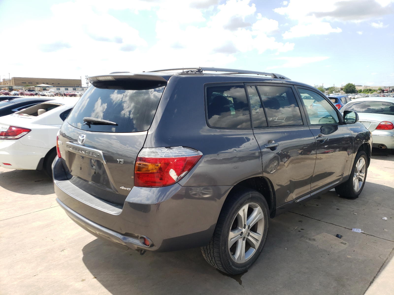 Photo 4 from auction – 2008 TOYOTA HIGHLANDER with VIN JTEES43A882099903