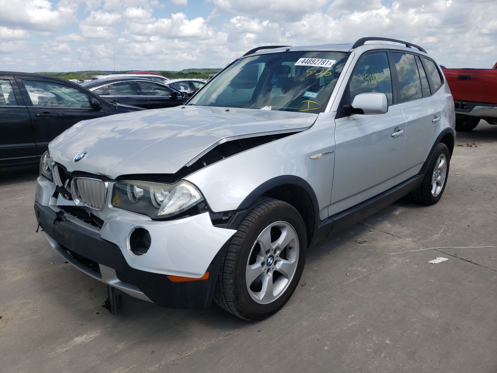 Photo 2 from auction – 2008 BMW X3 3.0SI with VIN WBXPC934X8WJ22935