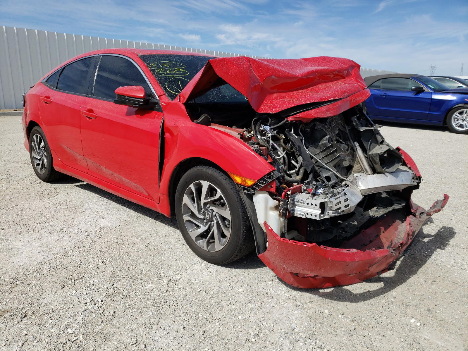 HONDA CIVIC EX 2016 with VIN 2HGFC2F75GH550240 - Photo from auction